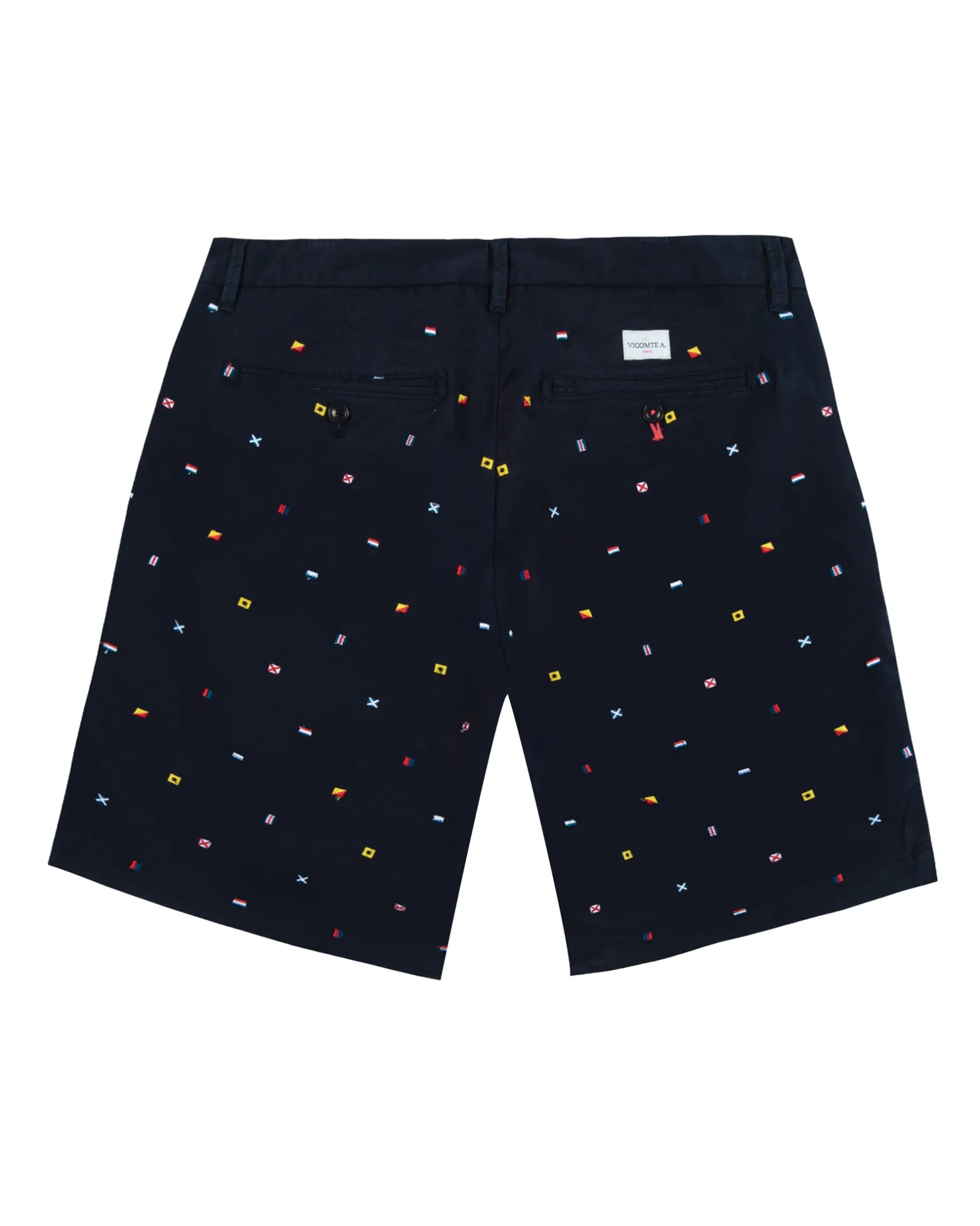 Homme Vicomte A Bermudas^Bermuda à broderies