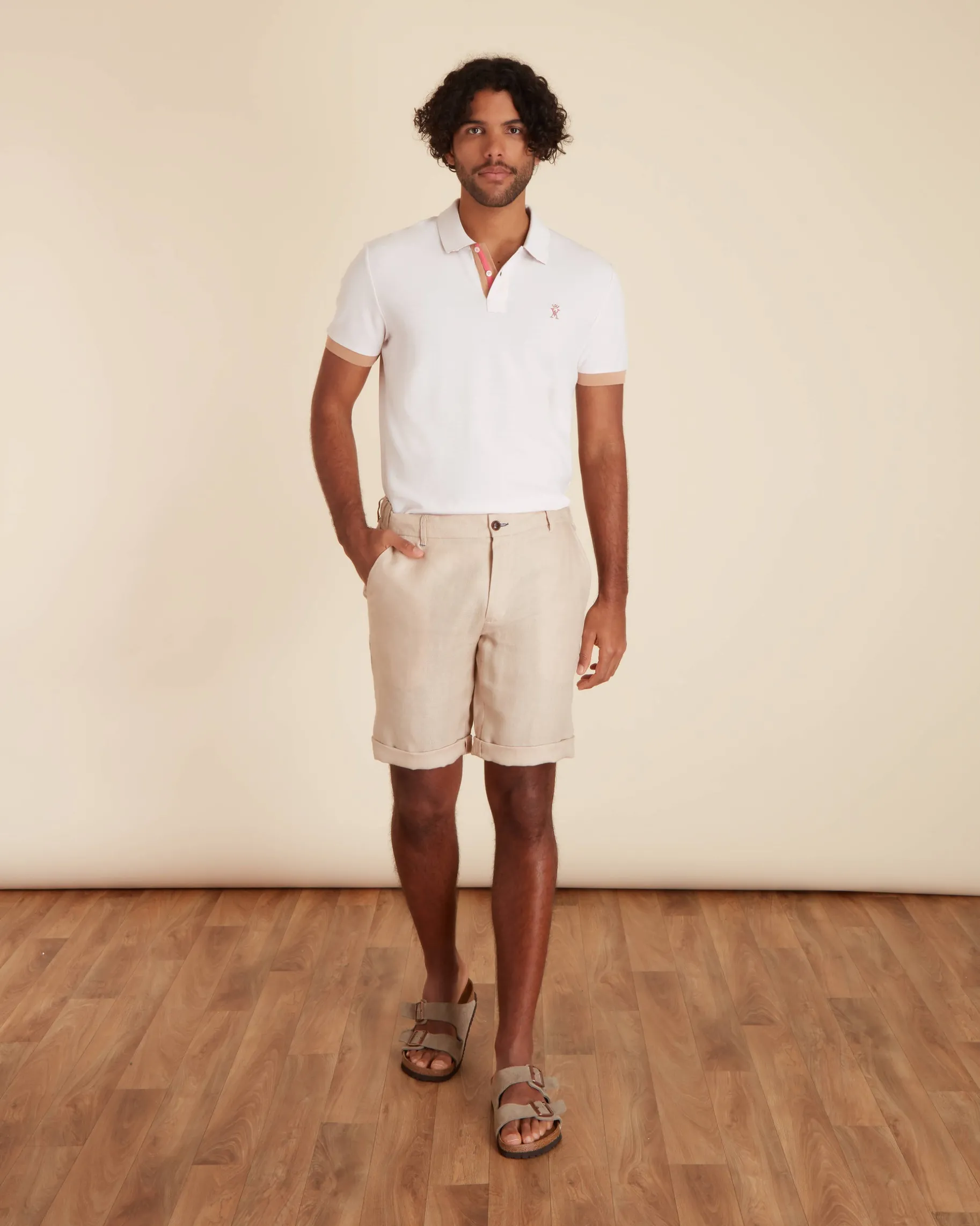 Homme Vicomte A Bermudas^Bermuda élastiqué