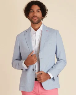 Homme Vicomte A Blazers^Blazer Ajusté Uni