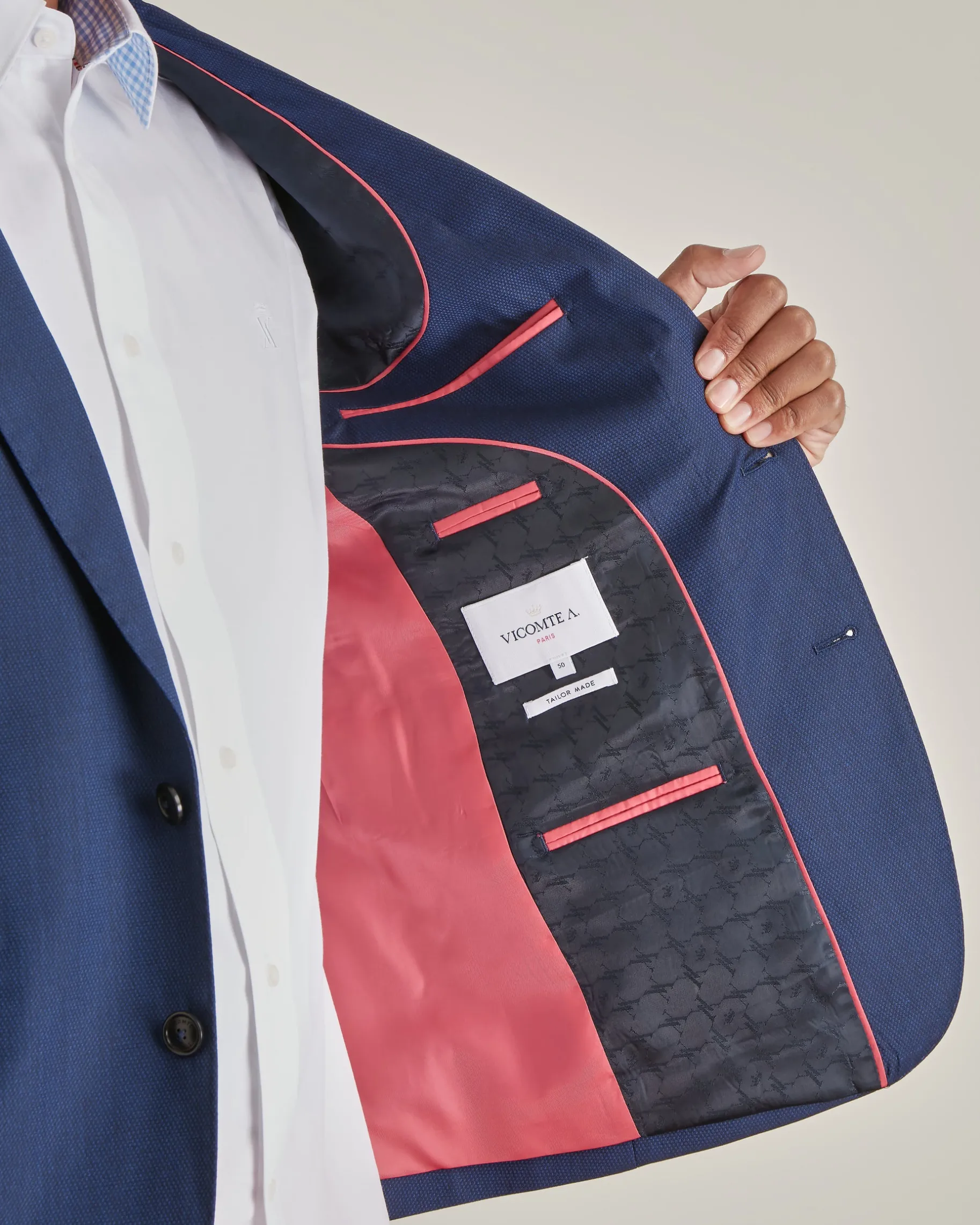 Homme Vicomte A Blazers^Blazer en Laine Texturé