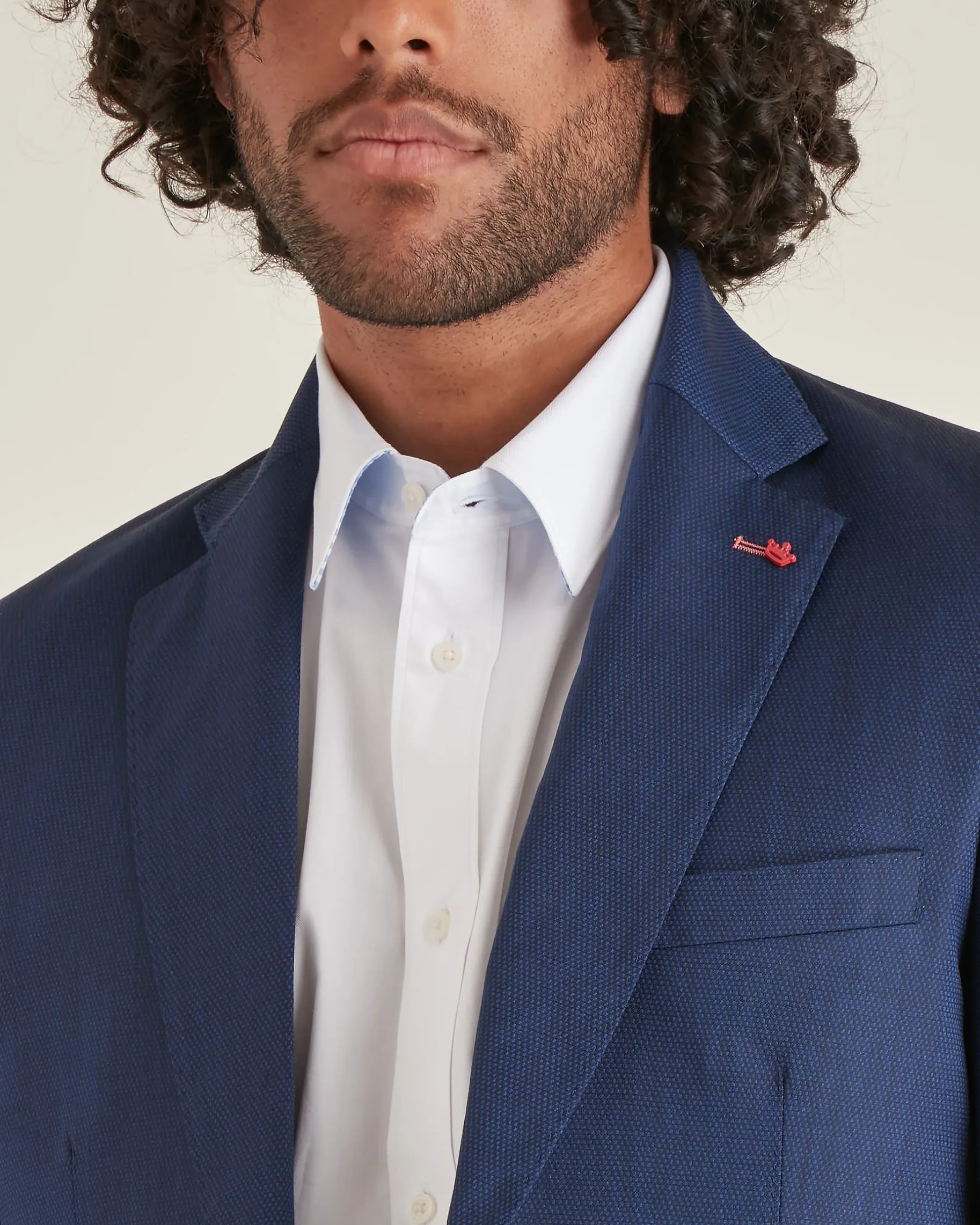 Homme Vicomte A Blazers^Blazer en Laine Texturé