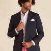 Homme Vicomte A Blazers^Blazer Uni à Coudières