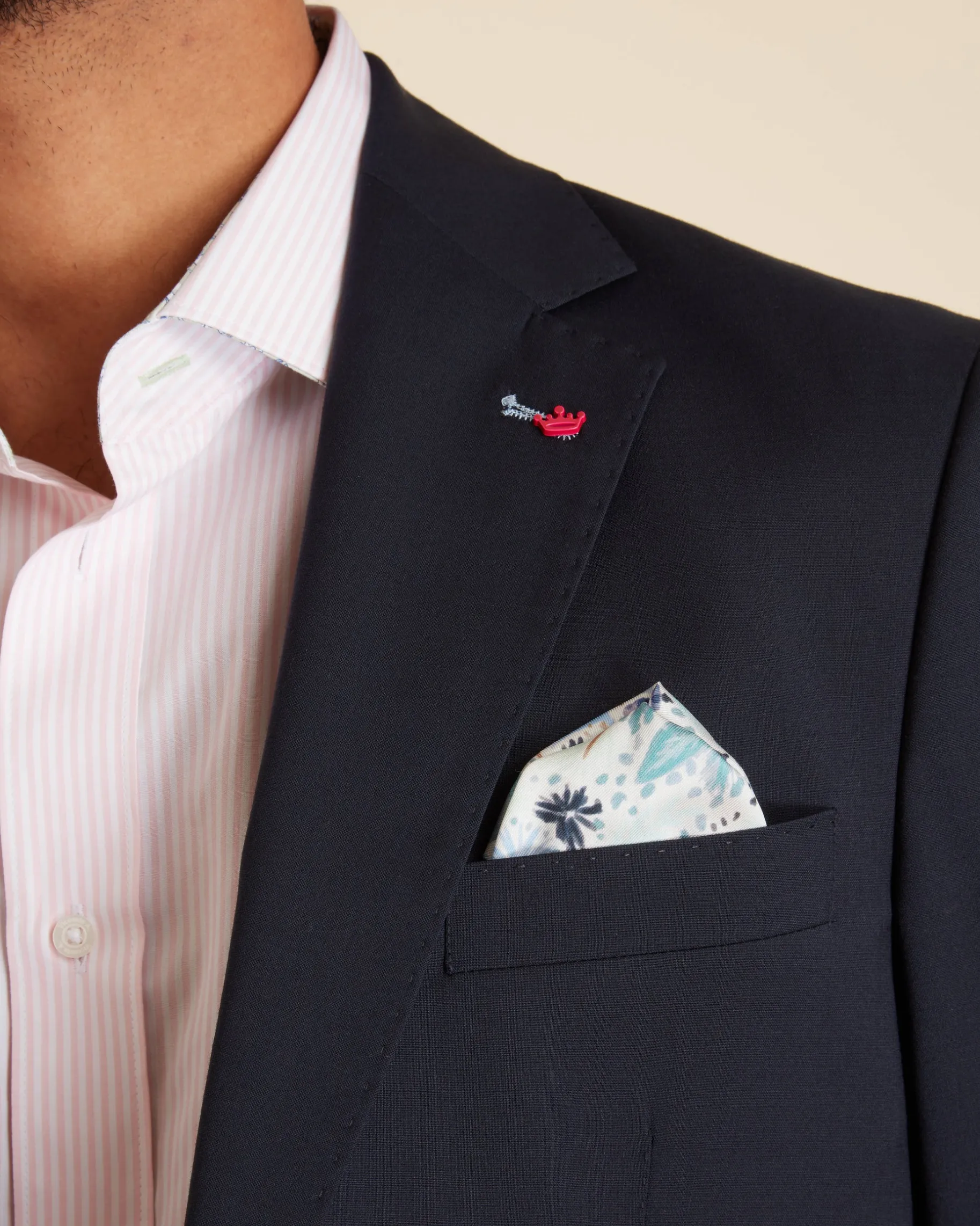 Homme Vicomte A Blazers^Blazer Uni à Coudières