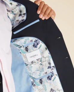 Homme Vicomte A Blazers^Blazer Uni à Coudières