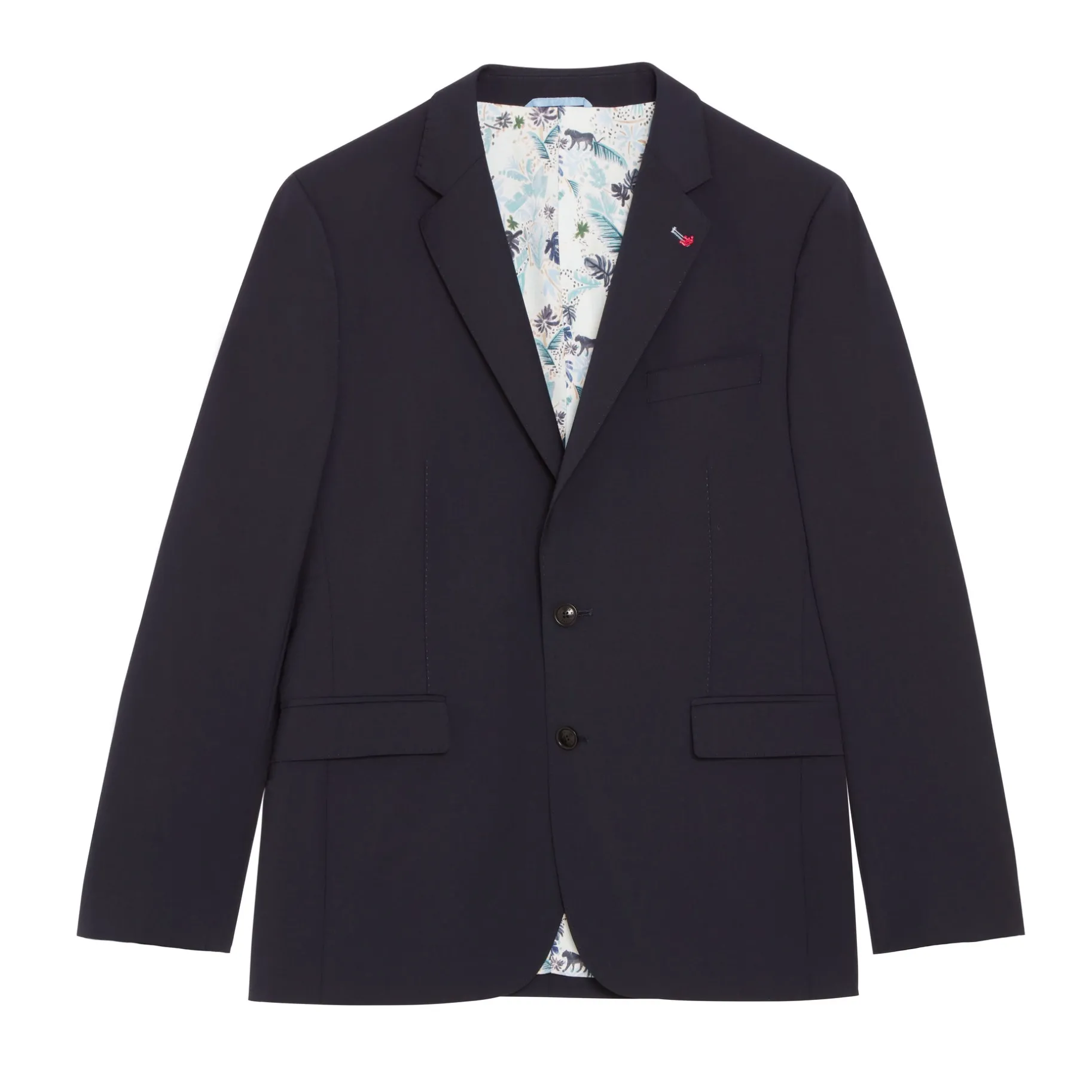 Homme Vicomte A Blazers^Blazer Uni à Coudières
