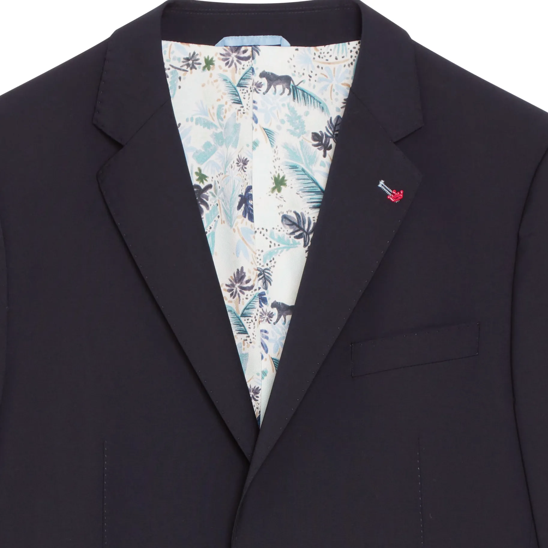 Homme Vicomte A Blazers^Blazer Uni à Coudières