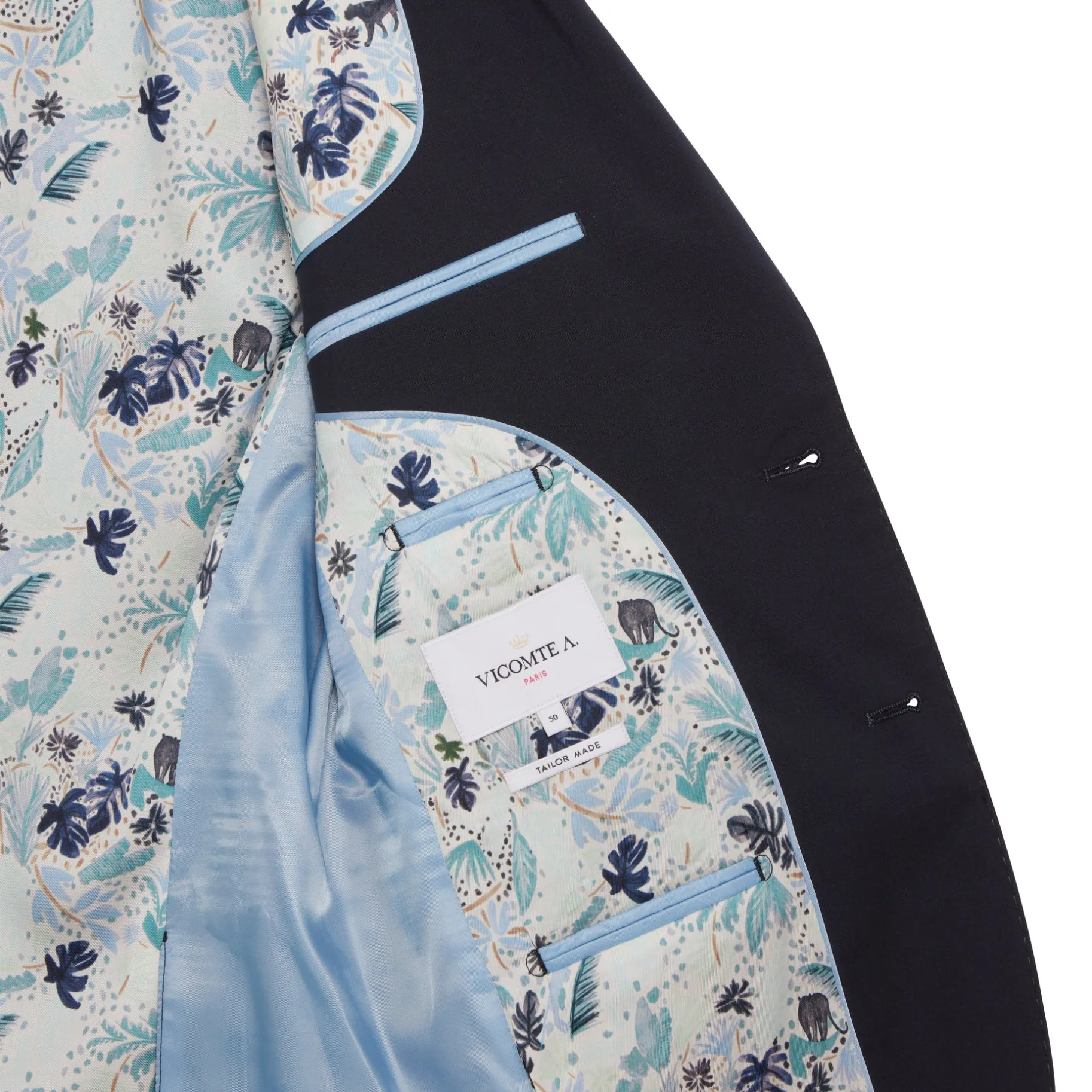 Homme Vicomte A Blazers^Blazer Uni à Coudières