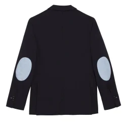 Homme Vicomte A Blazers^Blazer Uni à Coudières