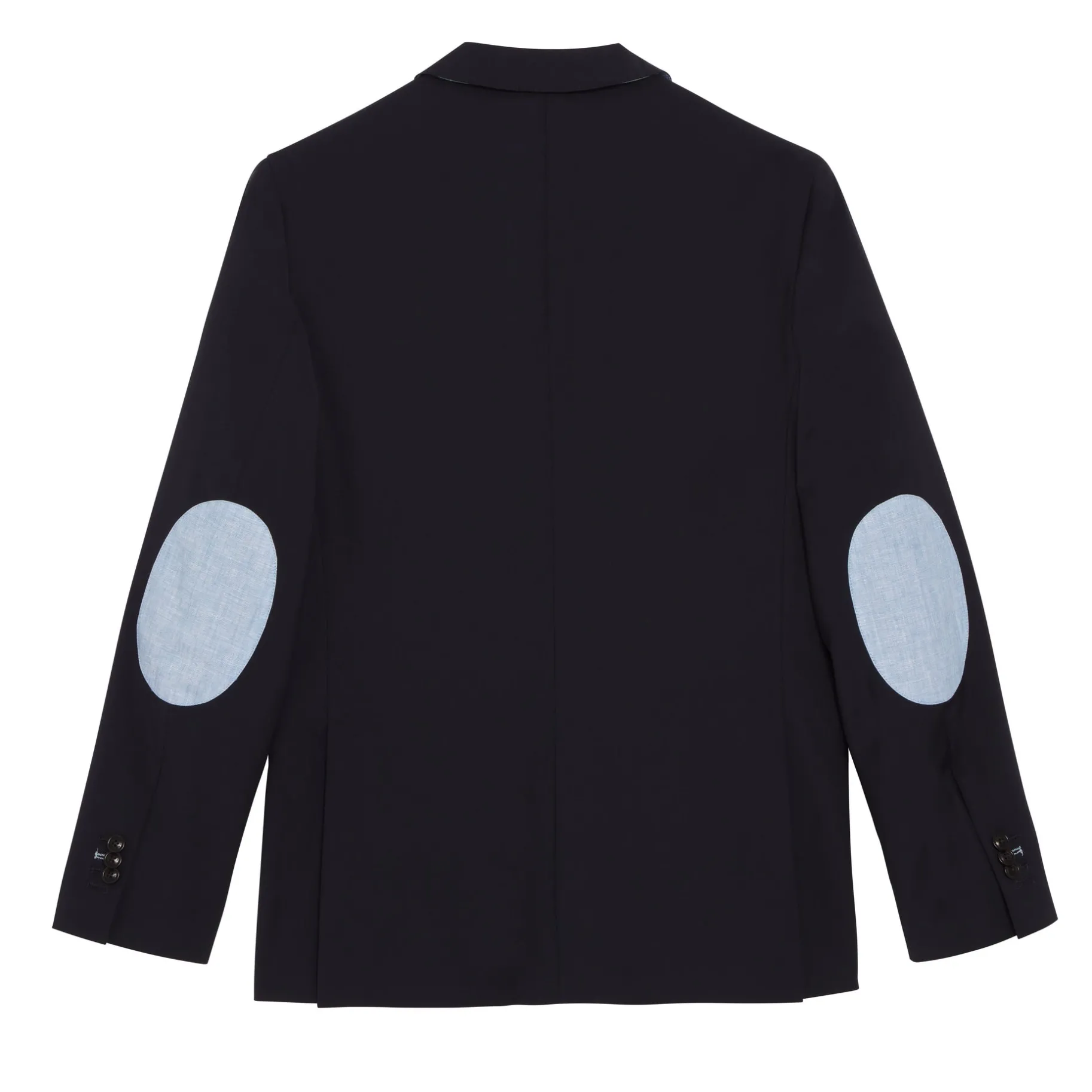 Homme Vicomte A Blazers^Blazer Uni à Coudières