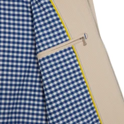 Homme Vicomte A Manteaux & Vestes^Bomber à Micro carreaux