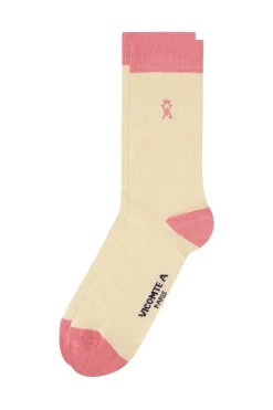 Femme Vicomte A Chaussettes | Chaussettes^Chaussettes Coton Bicolores