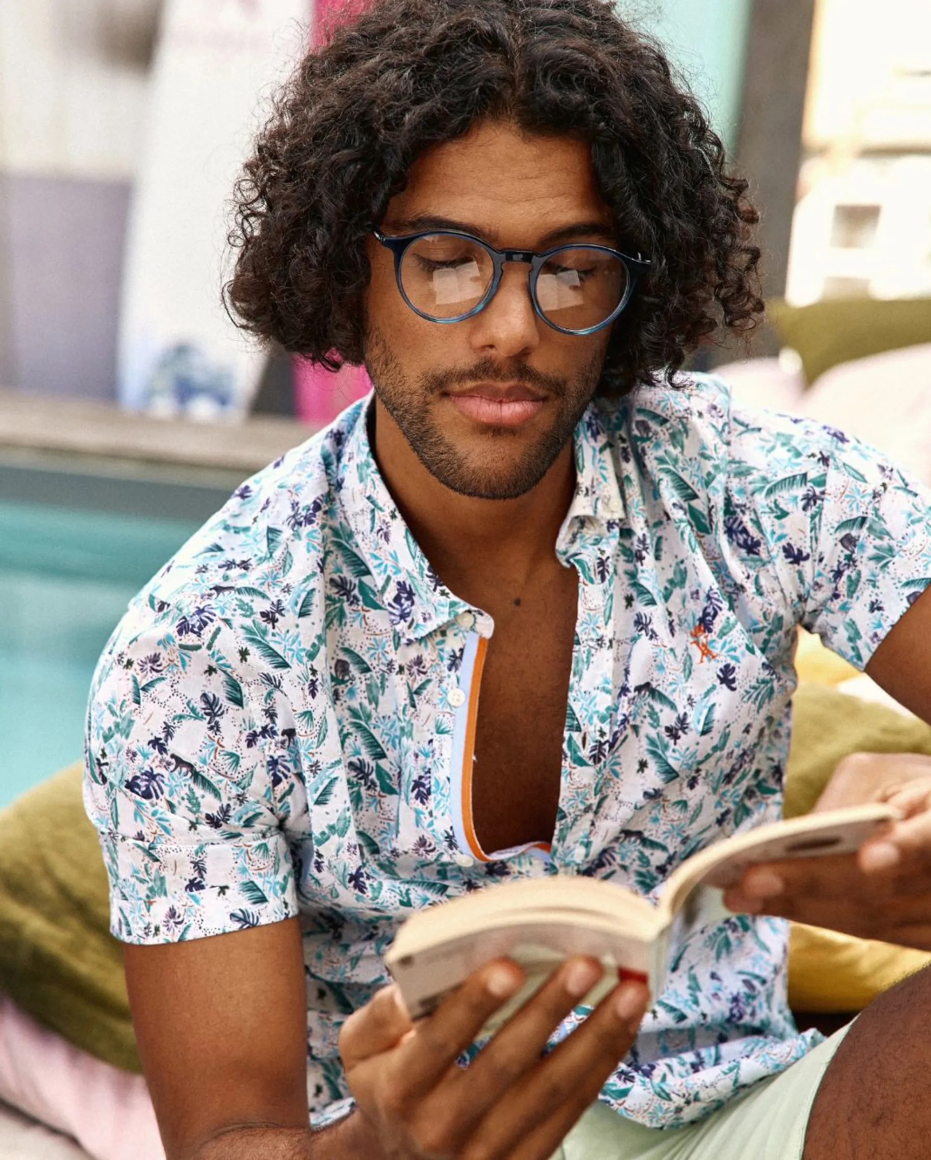 Homme Vicomte A Chemises^Chemise Imprimé à Manches Courtes