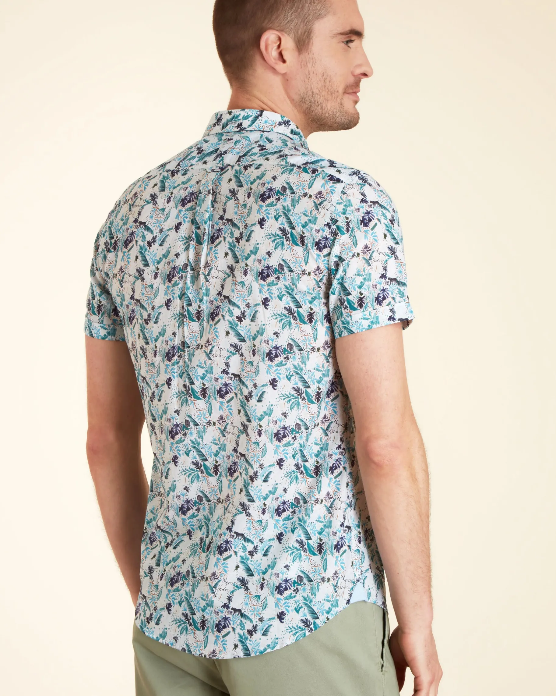 Homme Vicomte A Chemises^Chemise Imprimé à Manches Courtes