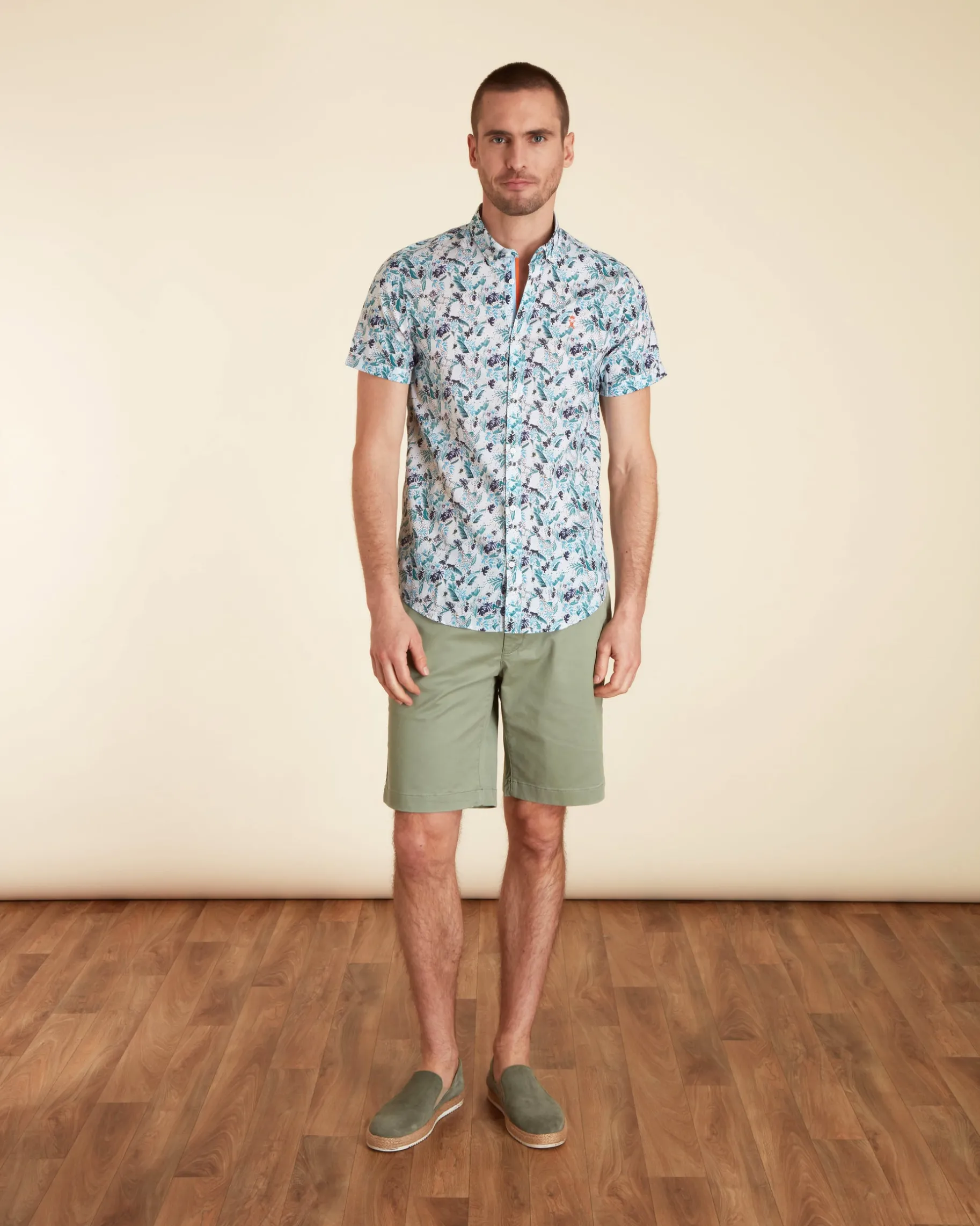 Homme Vicomte A Chemises^Chemise Imprimé à Manches Courtes