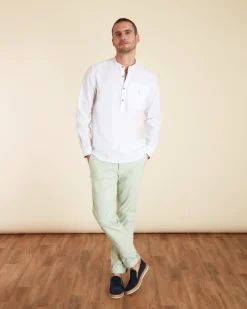 Homme Vicomte A Chemises^Chemise Regular à Col Tunisien