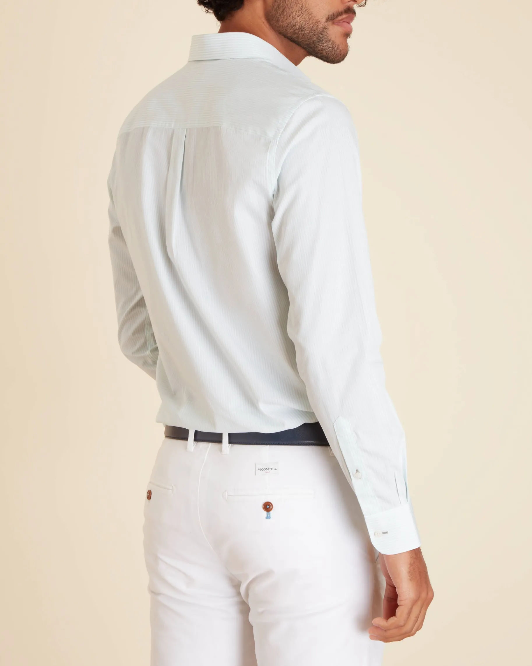 Homme Vicomte A Chemises^Chemise Regular à Fines Rayures