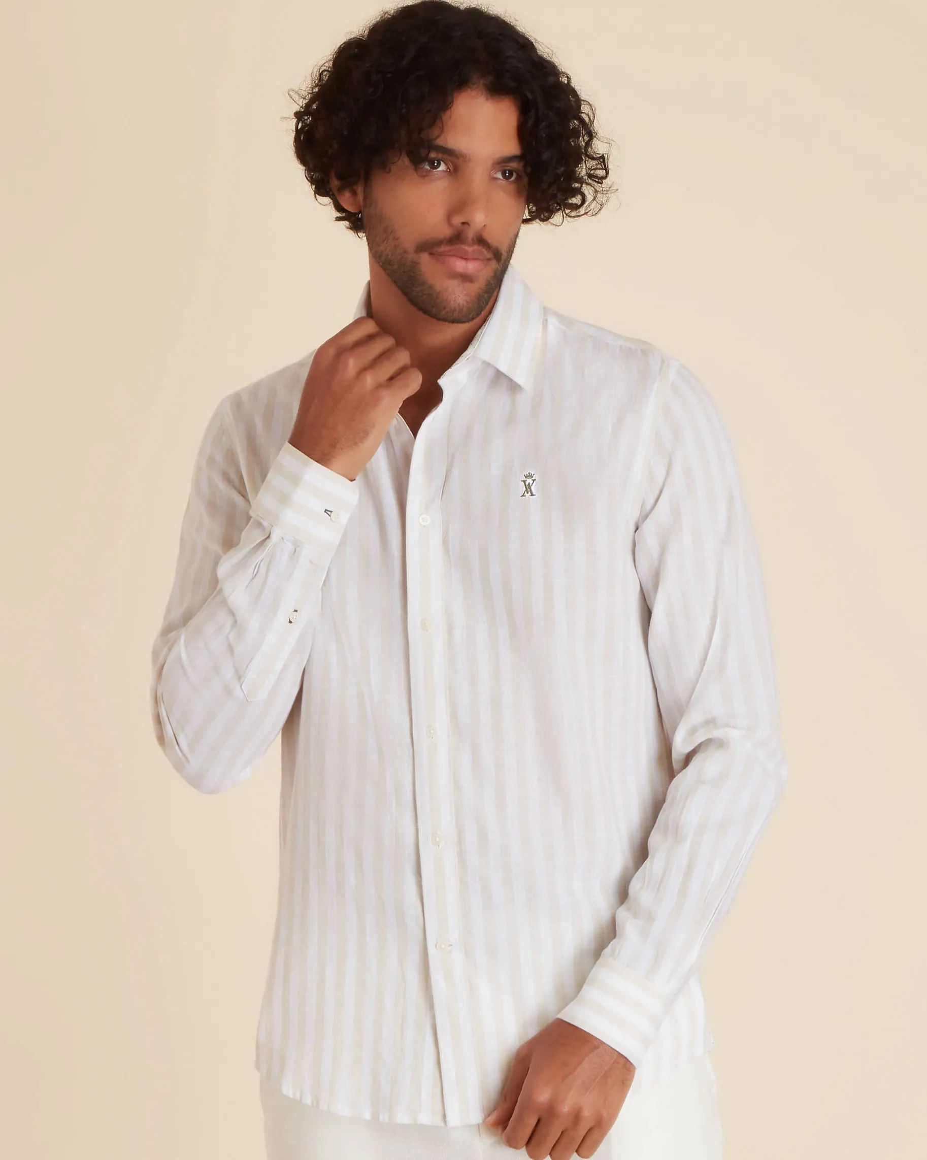 Homme Vicomte A Chemises^Chemise Regular à Rayures Larges