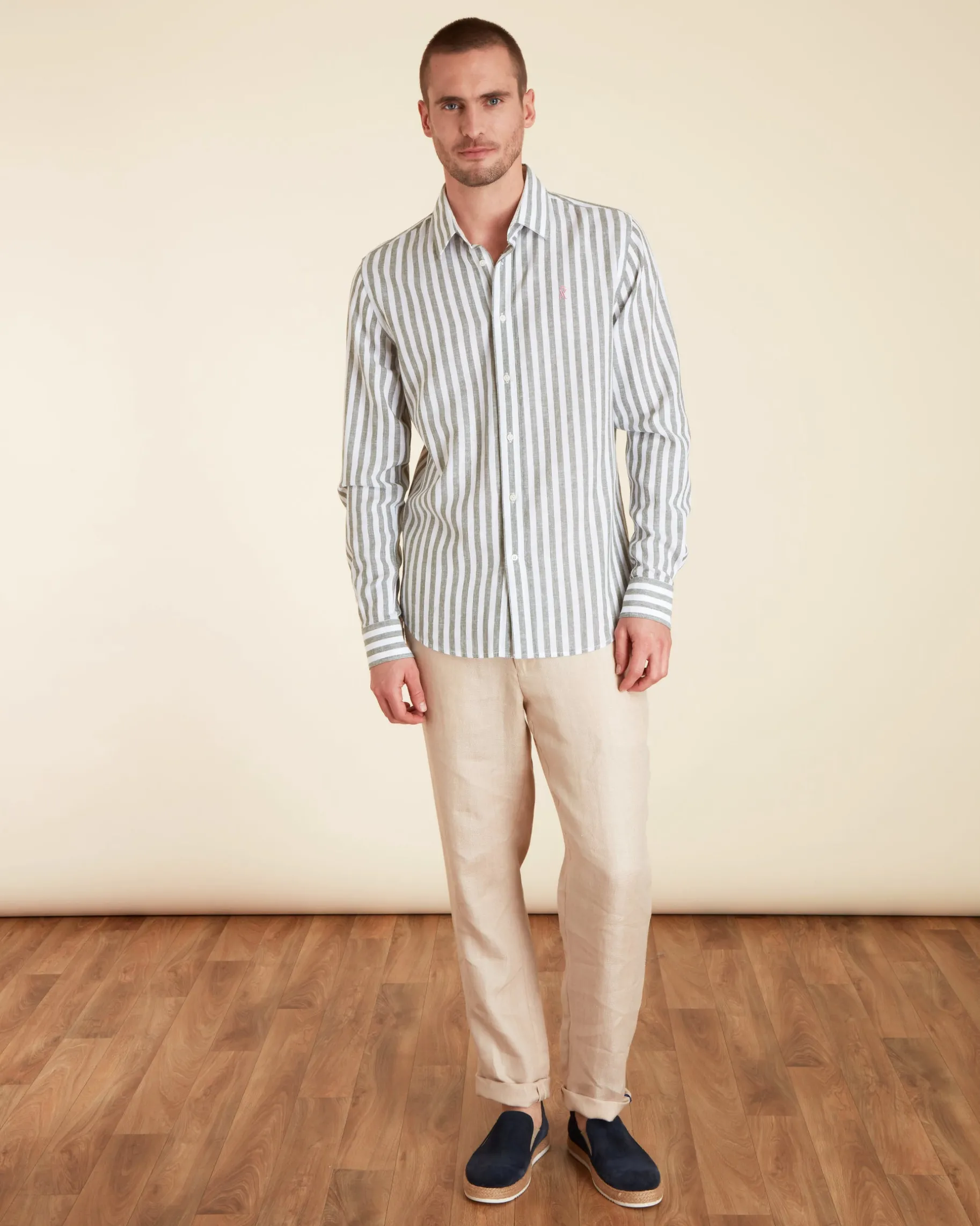 Homme Vicomte A Chemises^Chemise Regular à Rayures Larges