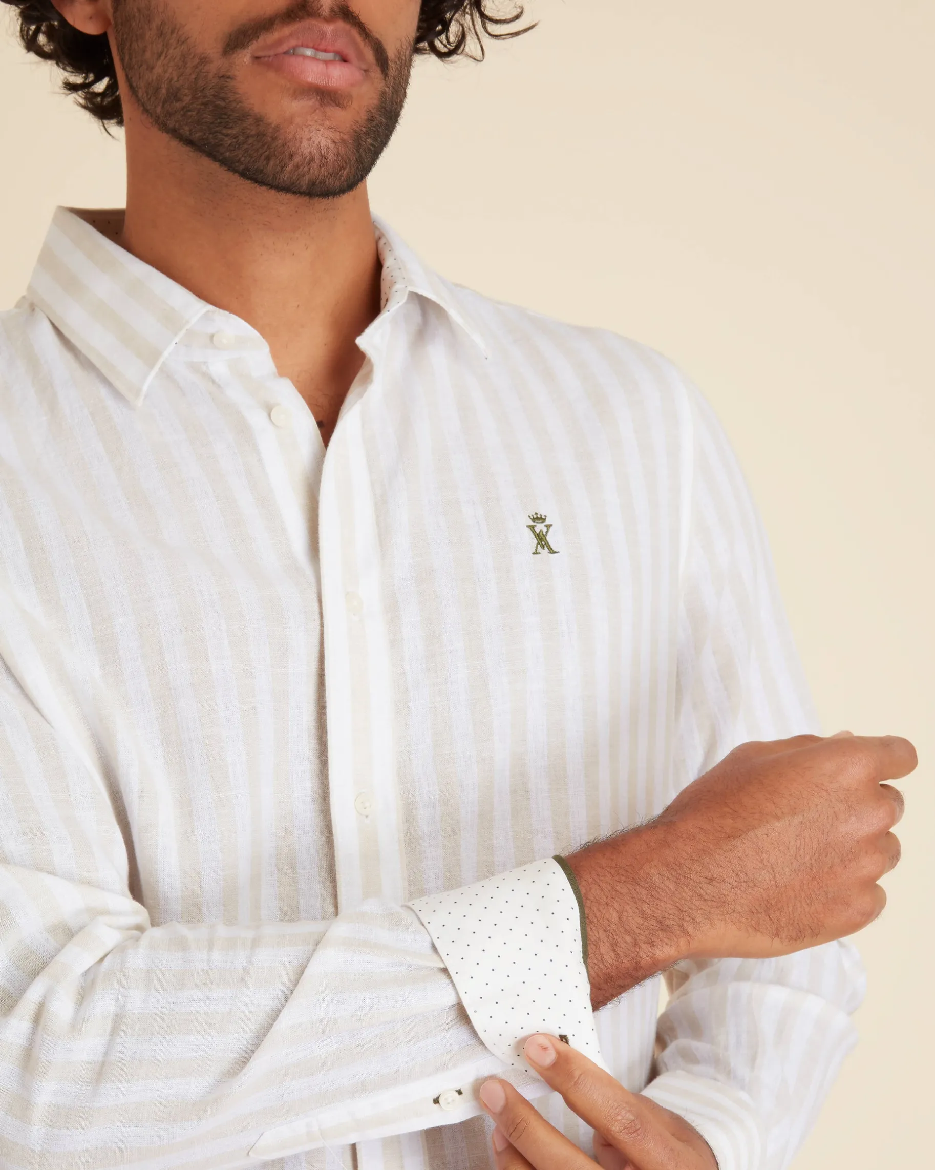 Homme Vicomte A Chemises^Chemise Regular à Rayures Larges