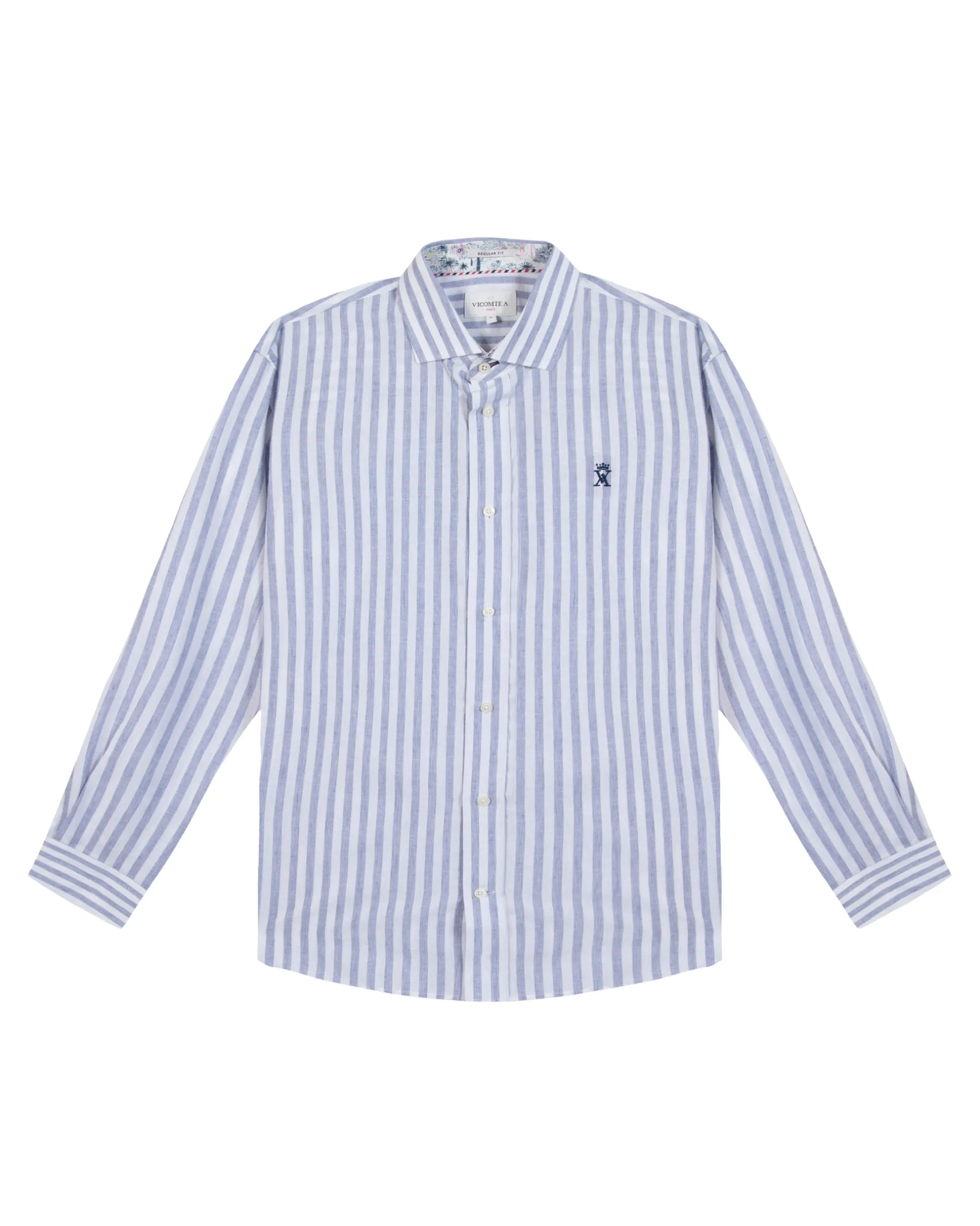 Homme Vicomte A Chemises^Chemise Regular à Rayures Larges