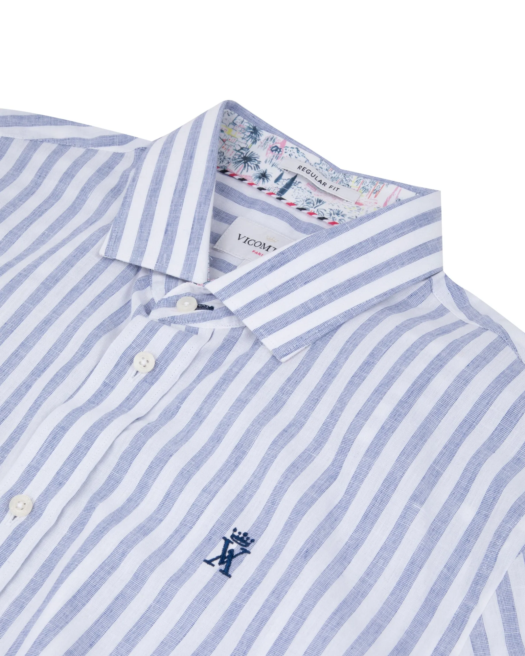 Homme Vicomte A Chemises^Chemise Regular à Rayures Larges