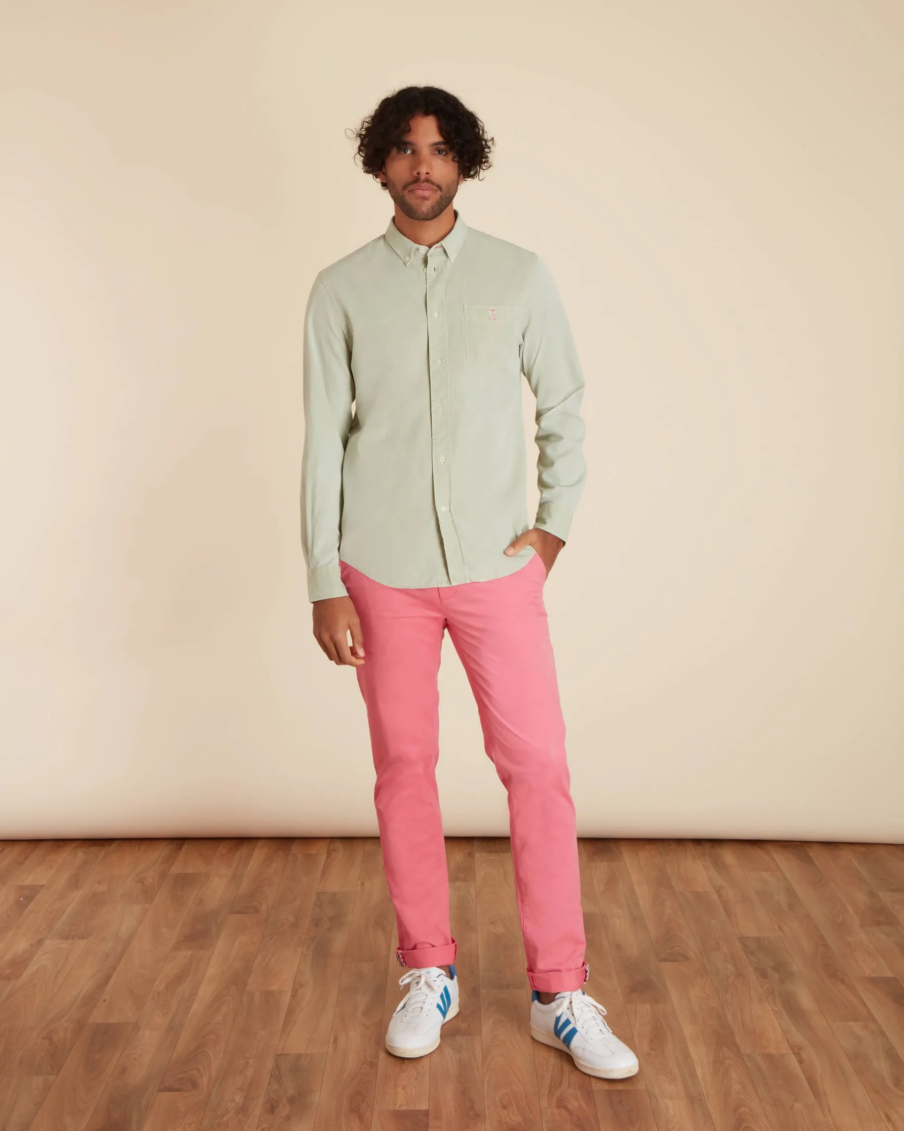 Homme Vicomte A Chemises^Chemise Regular en Twill PAT