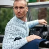 Homme Vicomte A Chemises^Chemise Slim à Carreaux Tie & Dye