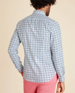Homme Vicomte A Chemises^Chemise Slim à Carreaux Tie & Dye