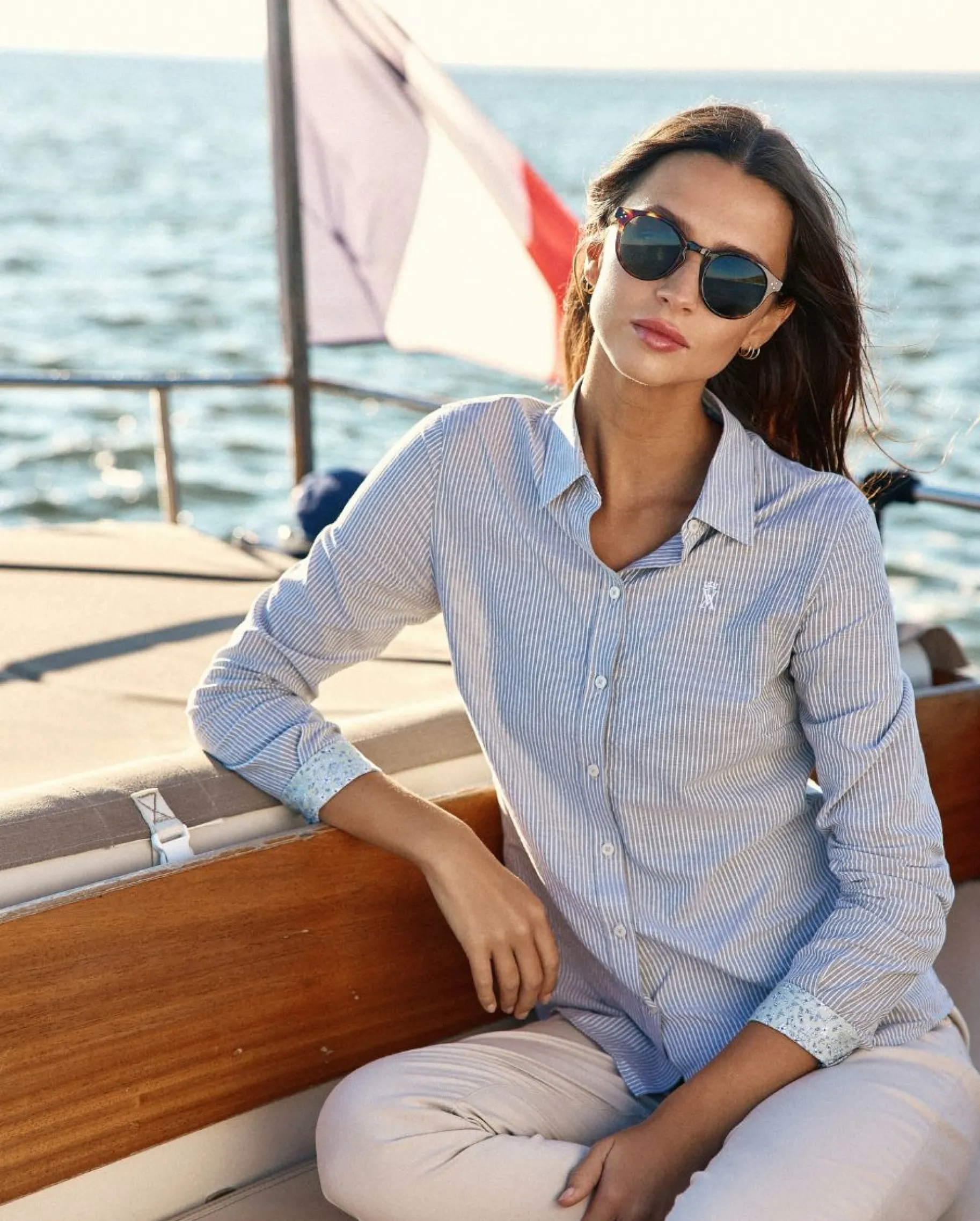 Femme Vicomte A Chemises^Chemise Slim à Rayures
