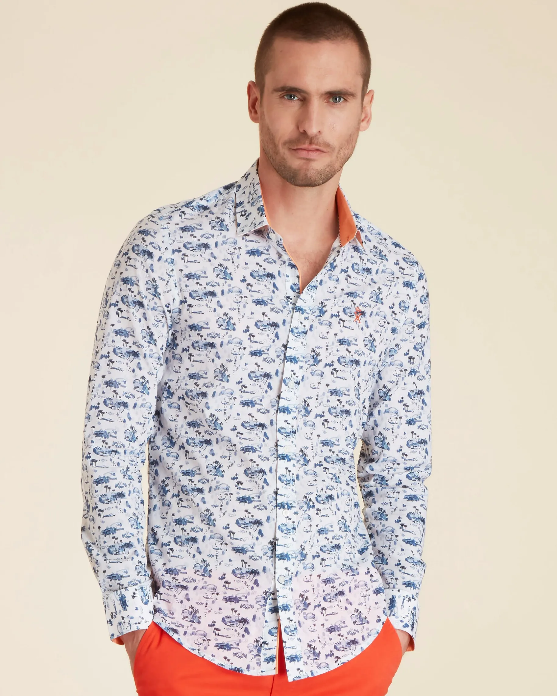 Homme Vicomte A Chemises^Chemise Slim Gentleman Driver
