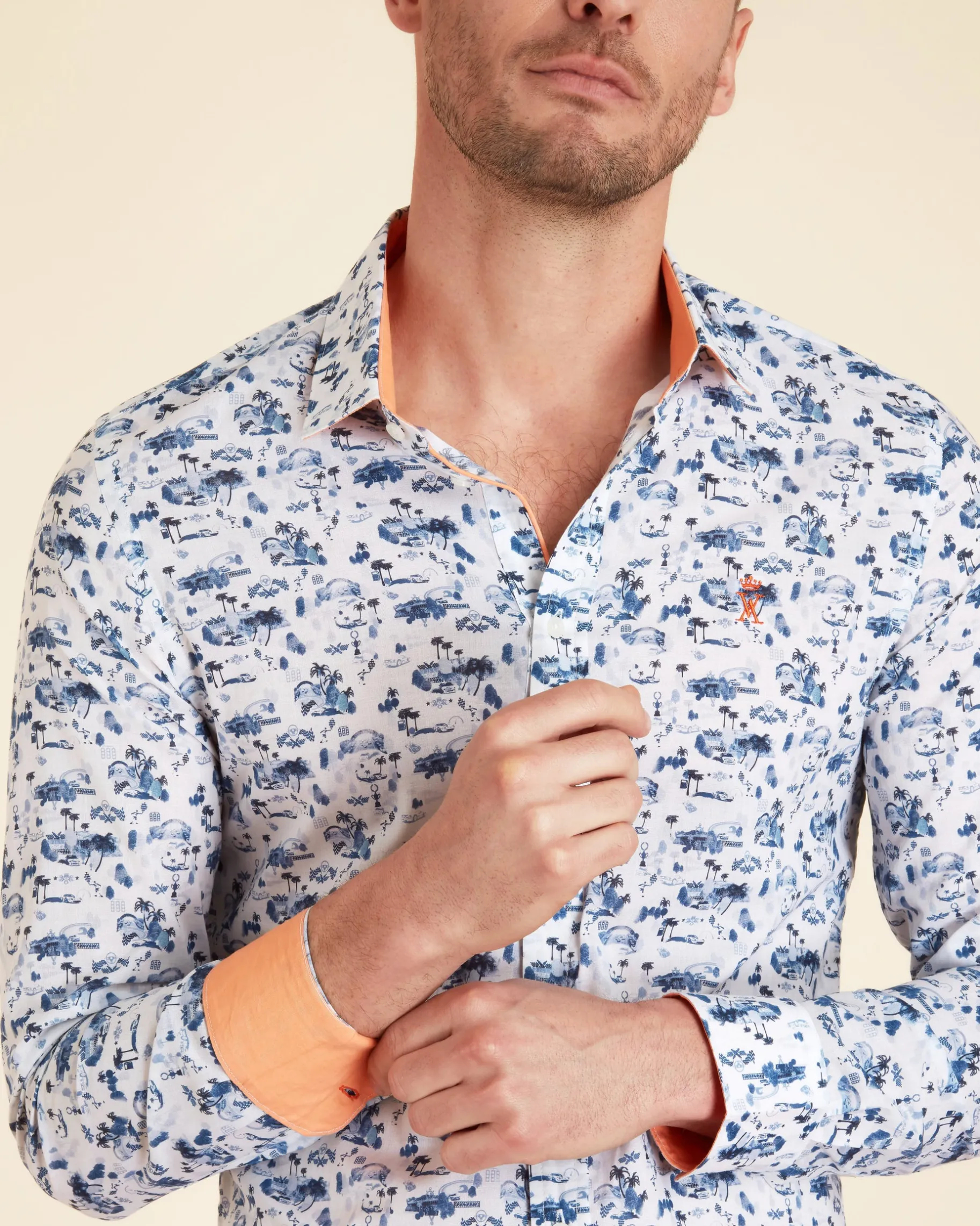 Homme Vicomte A Chemises^Chemise Slim Gentleman Driver