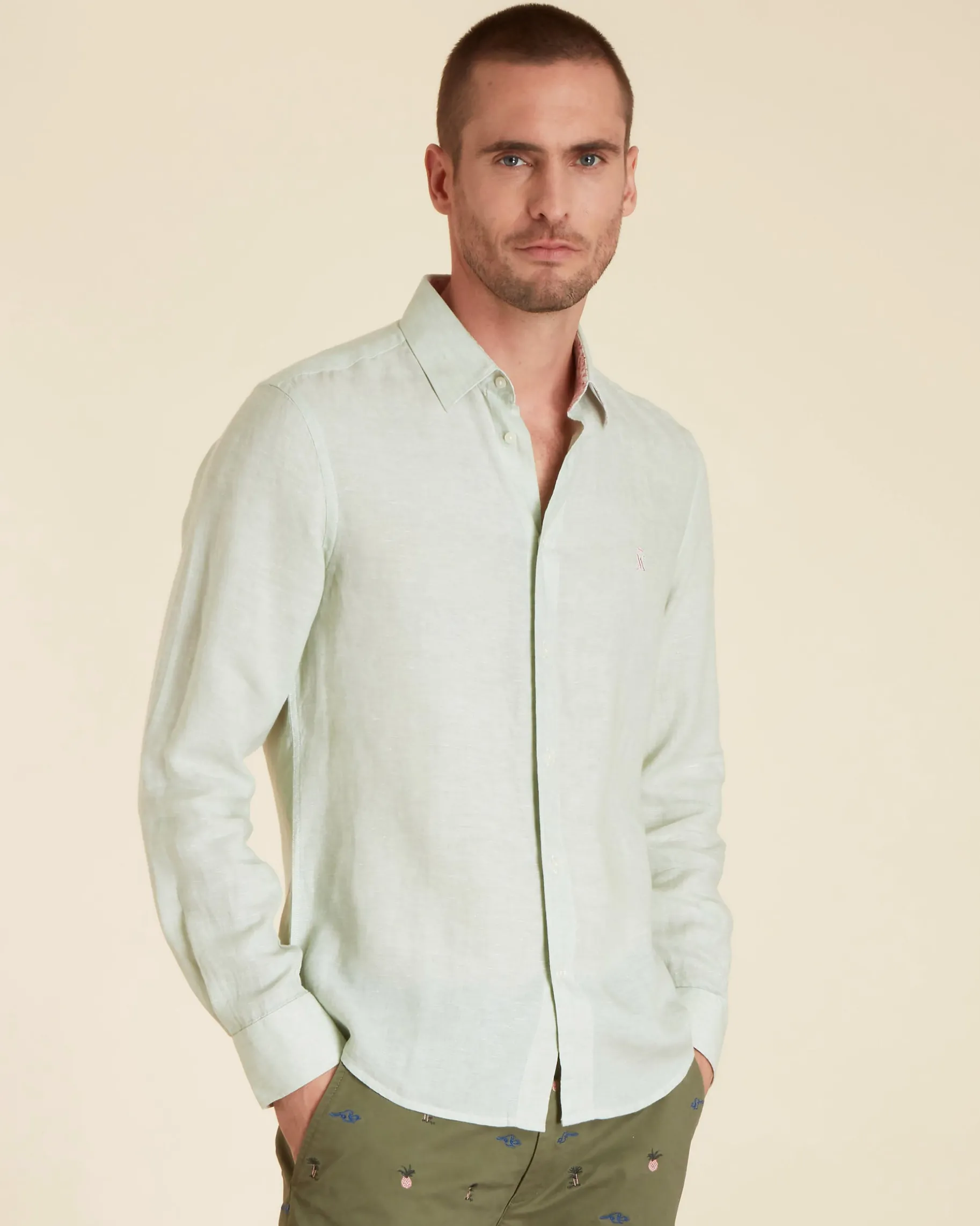 Homme Vicomte A Chemises^Chemise Slim Légère