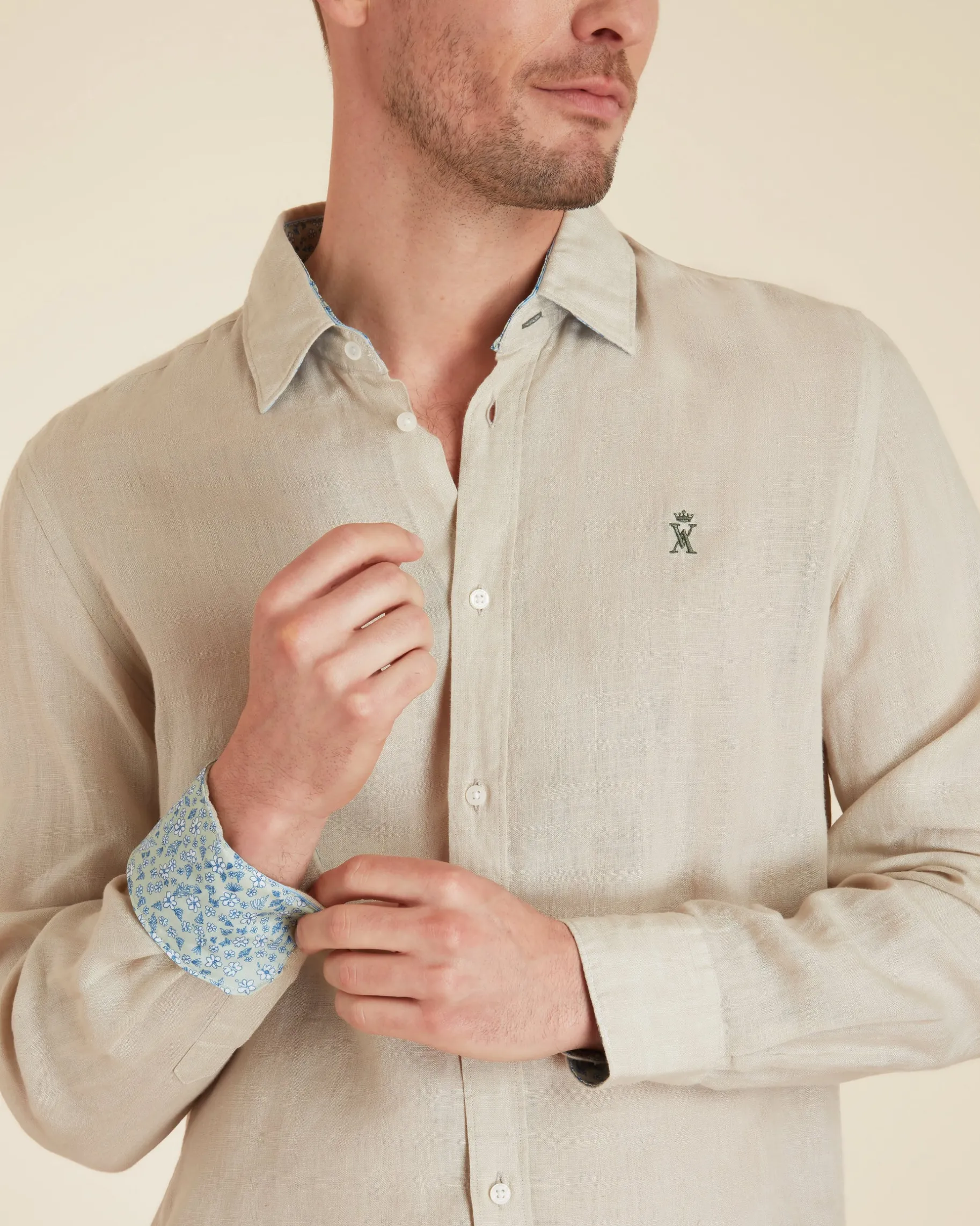 Homme Vicomte A Chemises^Chemise Slim Légère