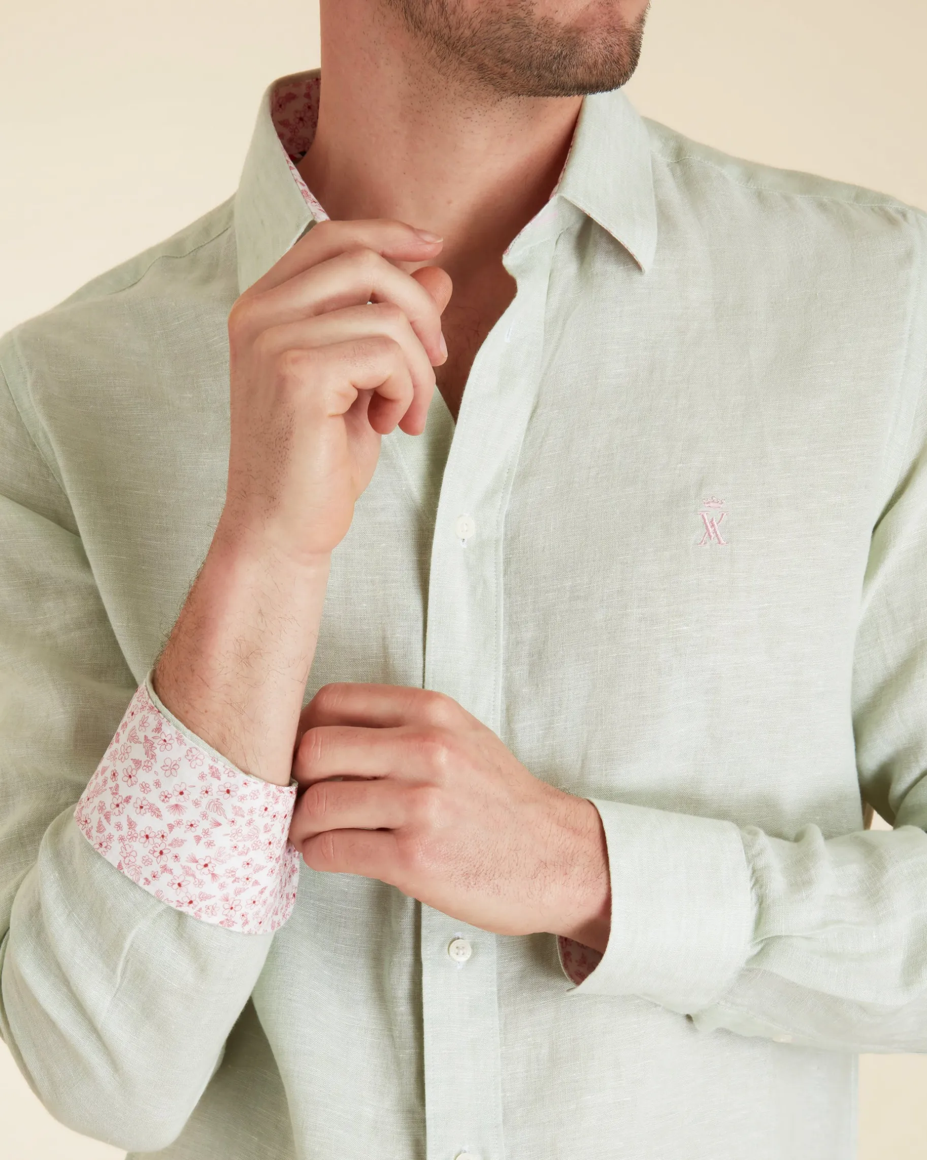 Homme Vicomte A Chemises^Chemise Slim Légère