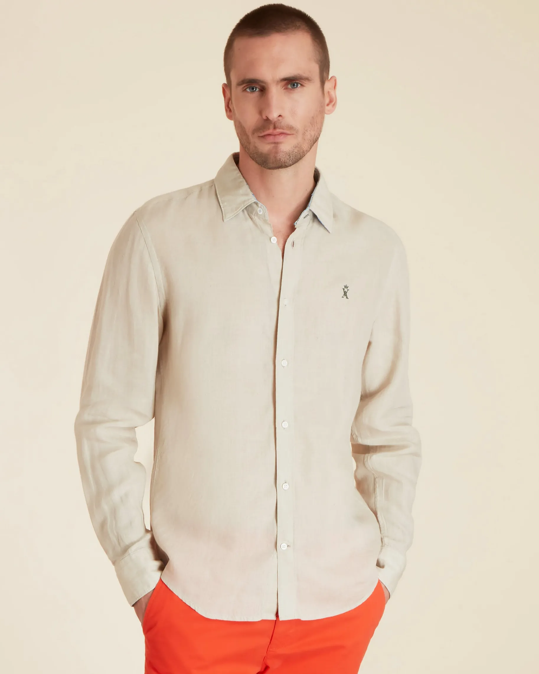 Homme Vicomte A Chemises^Chemise Slim Légère