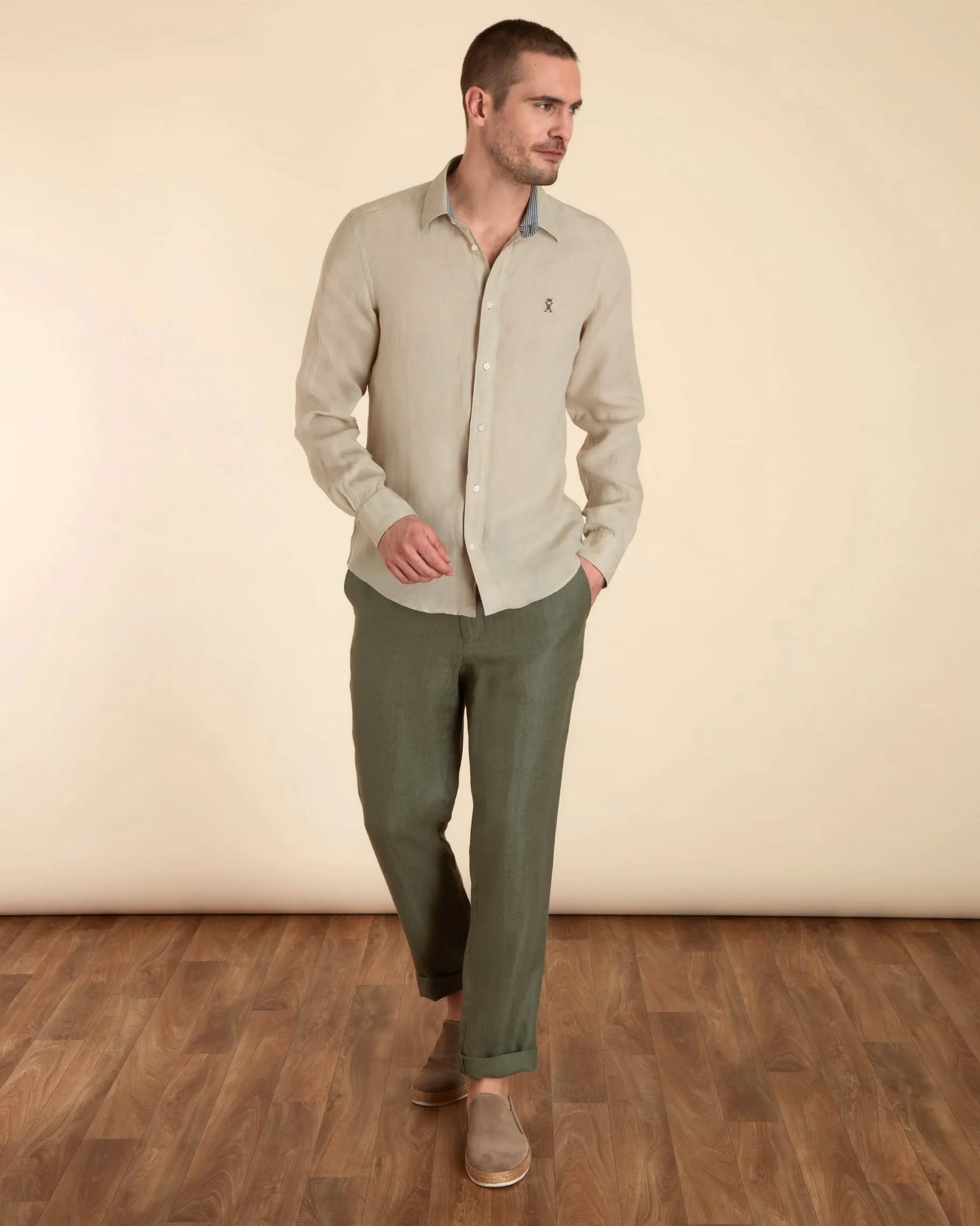 Homme Vicomte A Chemises^Chemise Slim légère