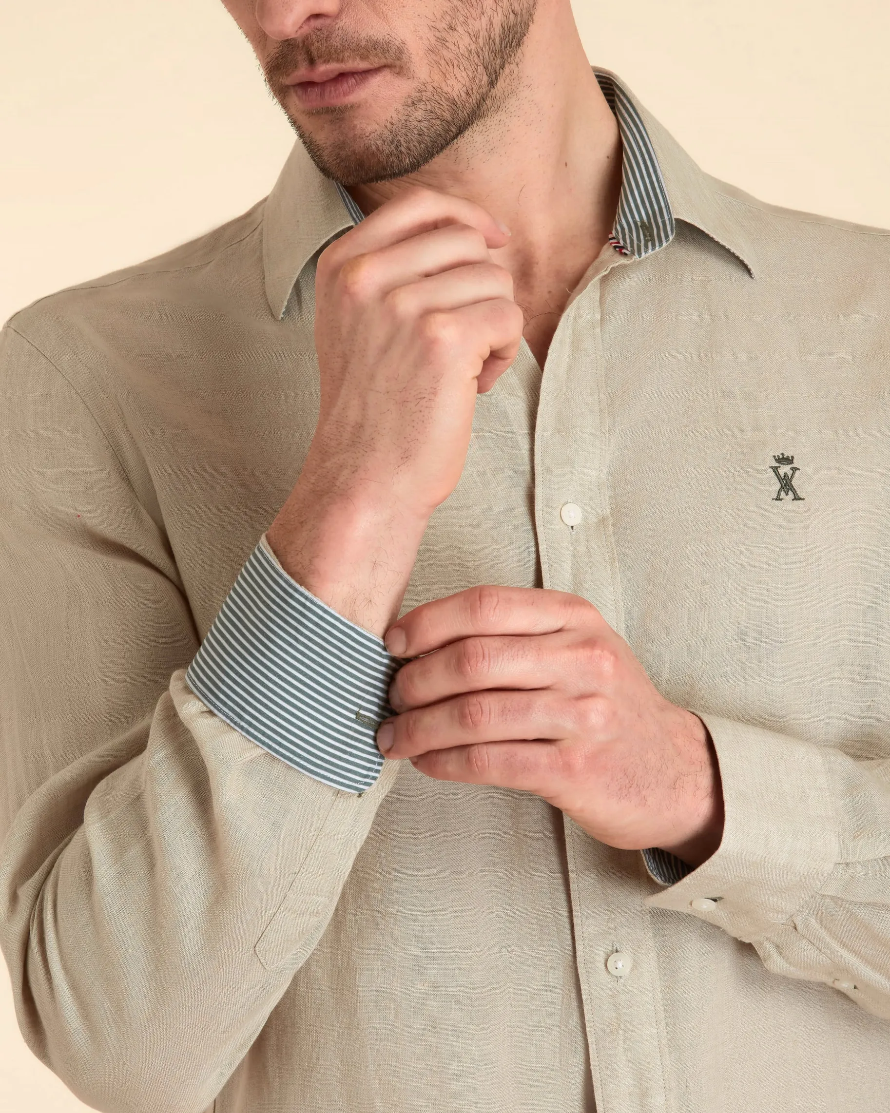 Homme Vicomte A Chemises^Chemise Slim légère