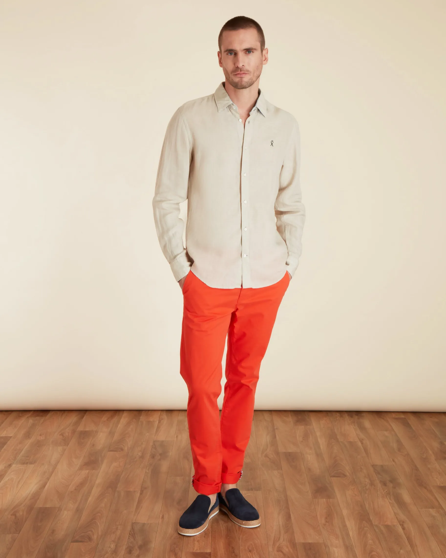 Homme Vicomte A Chemises^Chemise Slim Légère