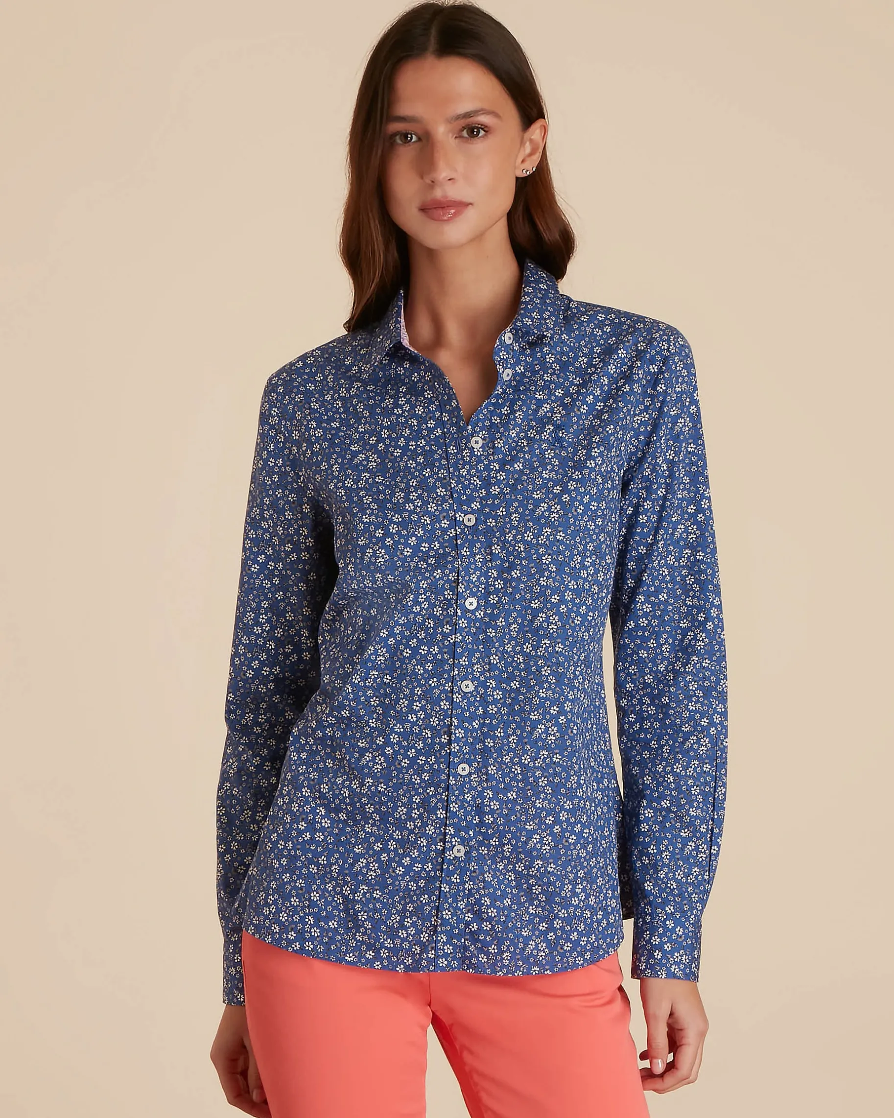 Femme Vicomte A Chemises^Chemise Slim Motif Printemps