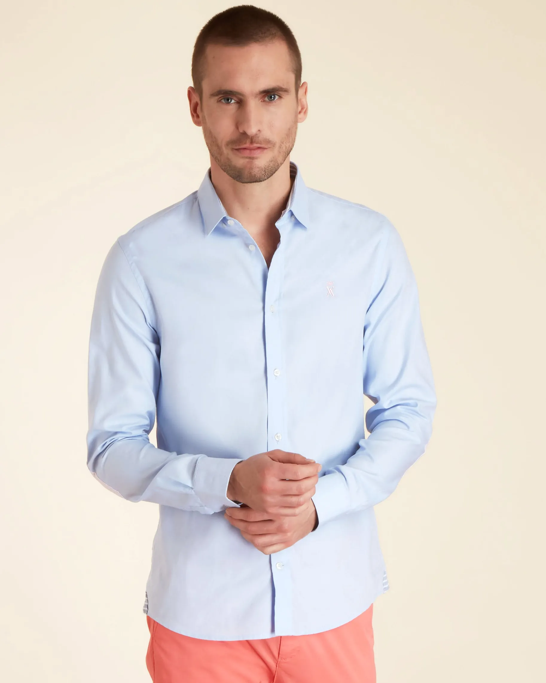 Homme Vicomte A Chemises^Chemise Slim Oxford