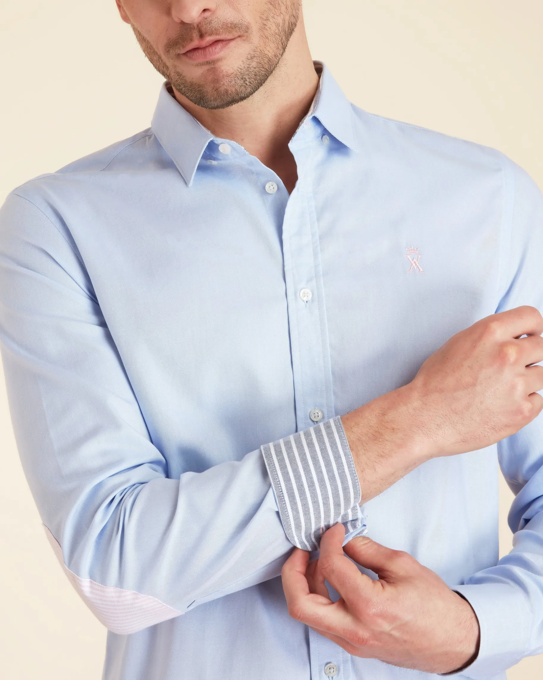 Homme Vicomte A Chemises^Chemise Slim Oxford