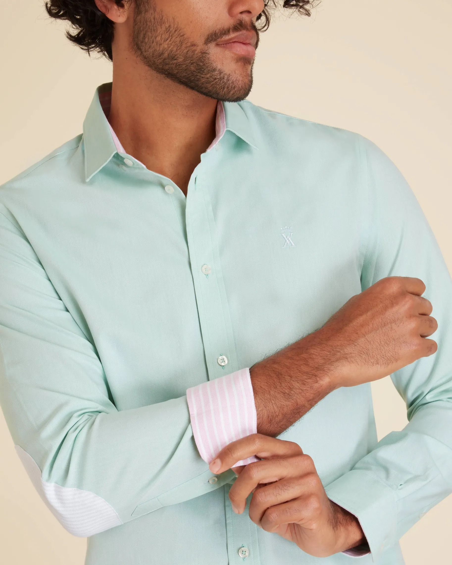 Homme Vicomte A Chemises^Chemise Slim Oxford