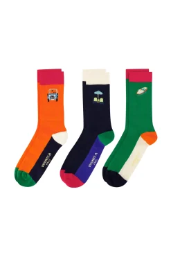 Femme Vicomte A Chaussettes | Chaussettes^Coffret de Chaussettes avec fantaisies