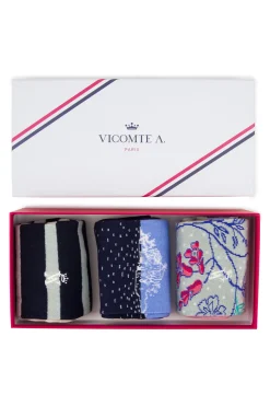 Femme Vicomte A Chaussettes | Chaussettes^Coffret de chaussettes avec fantaisies