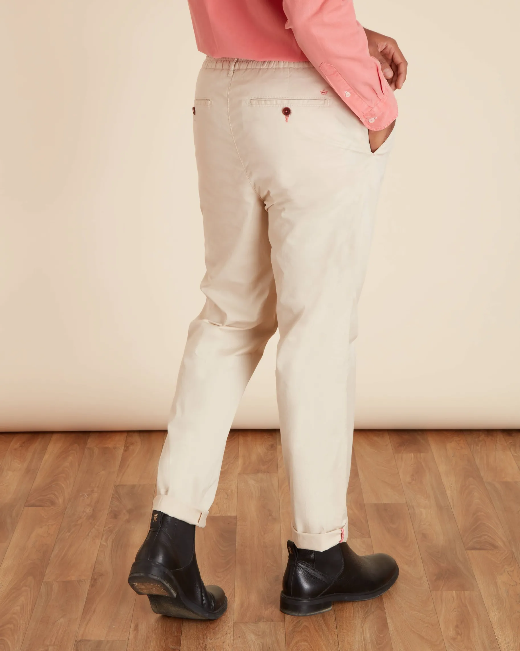 Homme Vicomte A Pantalons & Chinos^Pantalon Chino à Pinces
