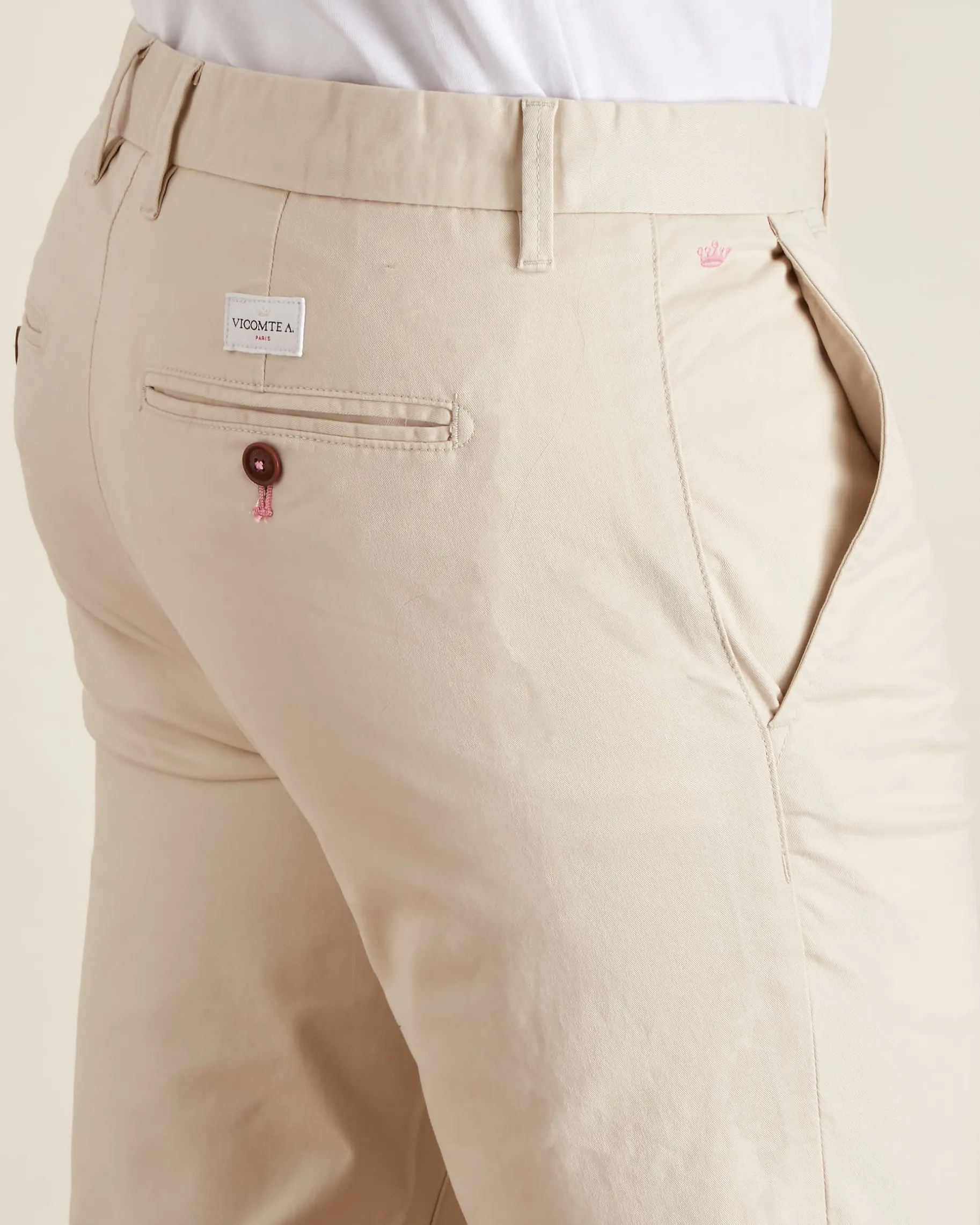 Homme Vicomte A Pantalons & Chinos^Pantalon Chino Lorenzo
