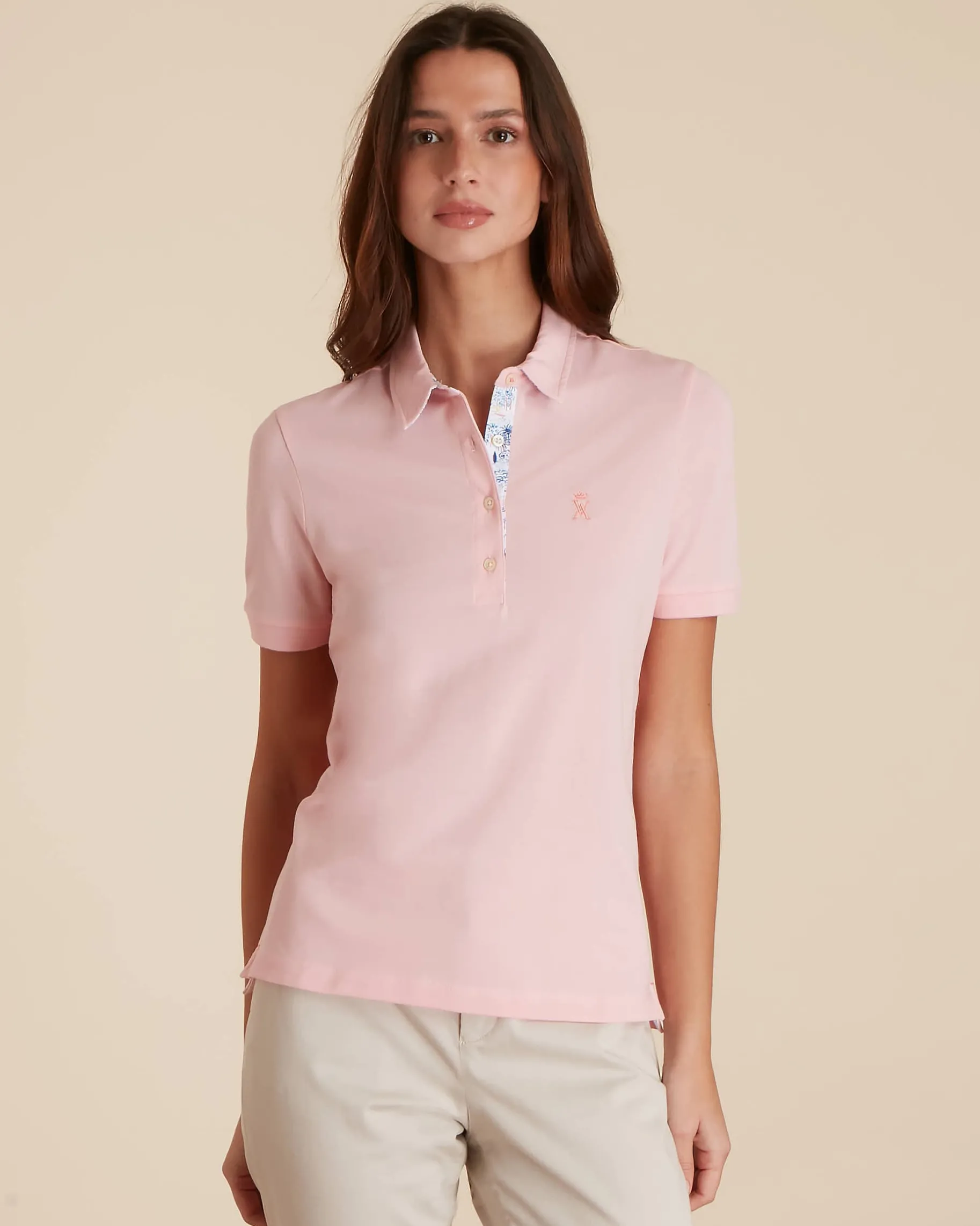 Femme Vicomte A Polos & T-Shirts^Polo à details imprimé garrigue