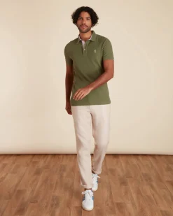 Homme Vicomte A Polos^Polo à Détails Carreaux
