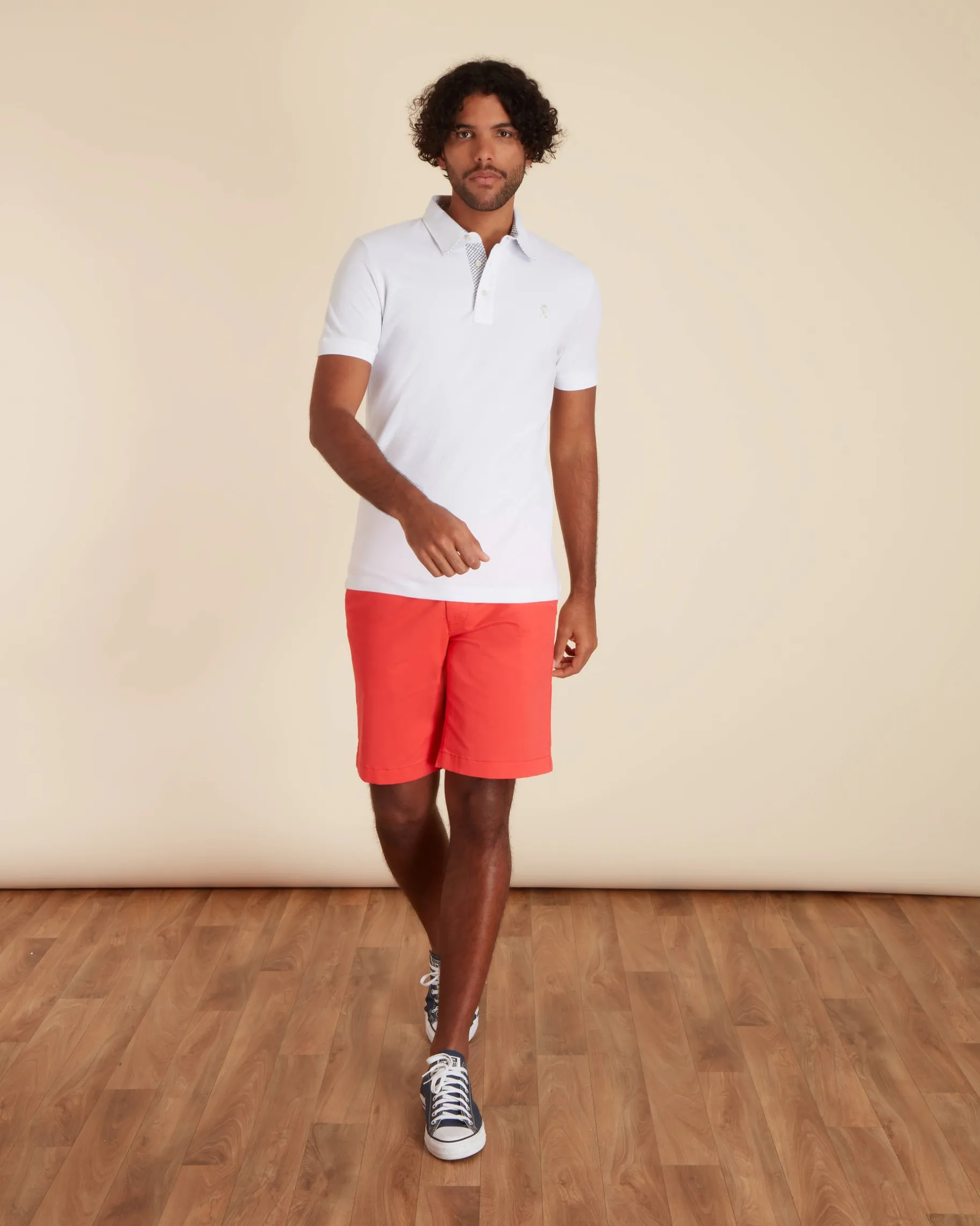 Homme Vicomte A Polos^Polo à Détails Carreaux
