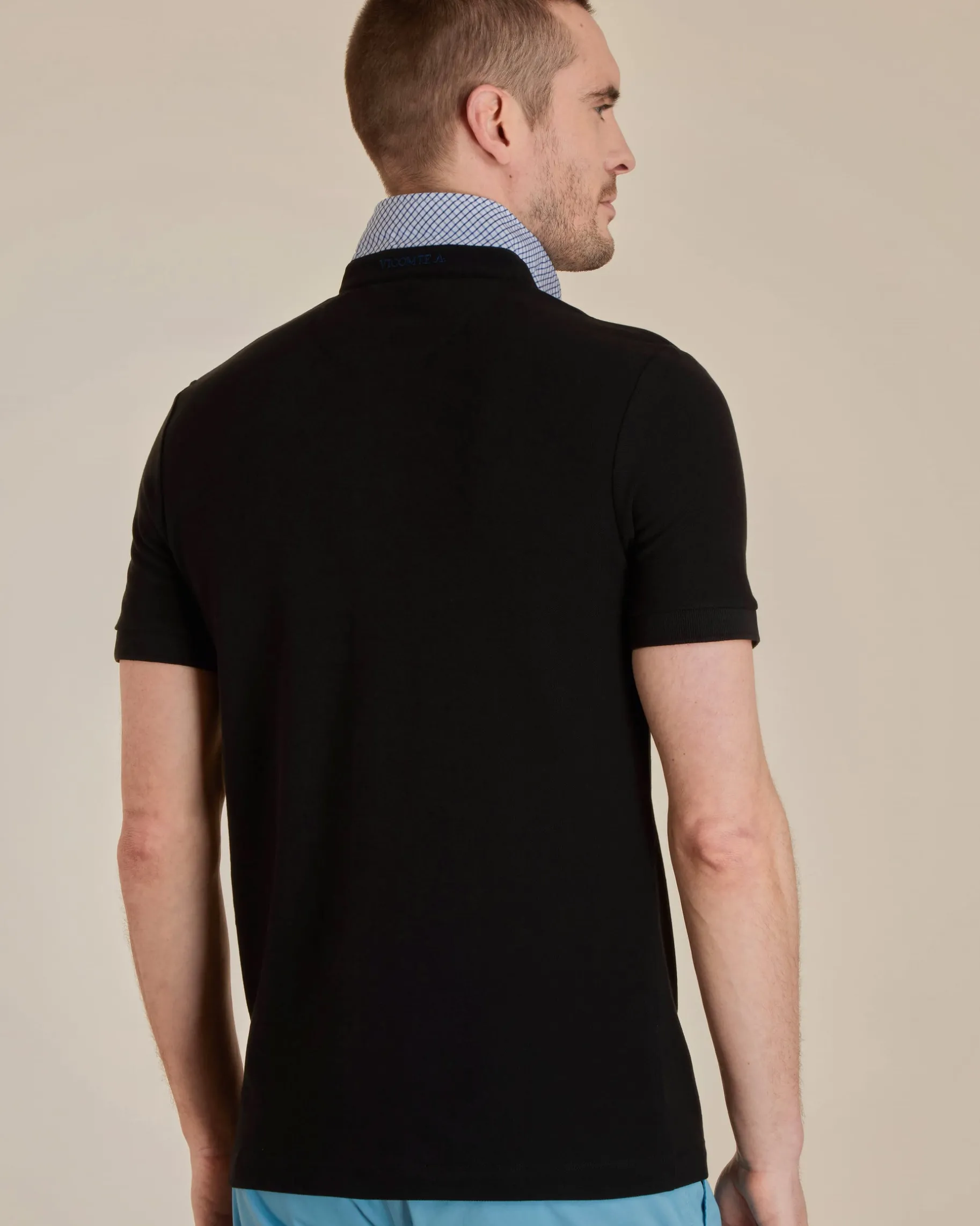 Homme Vicomte A Polos^Polo à Détails Carreaux